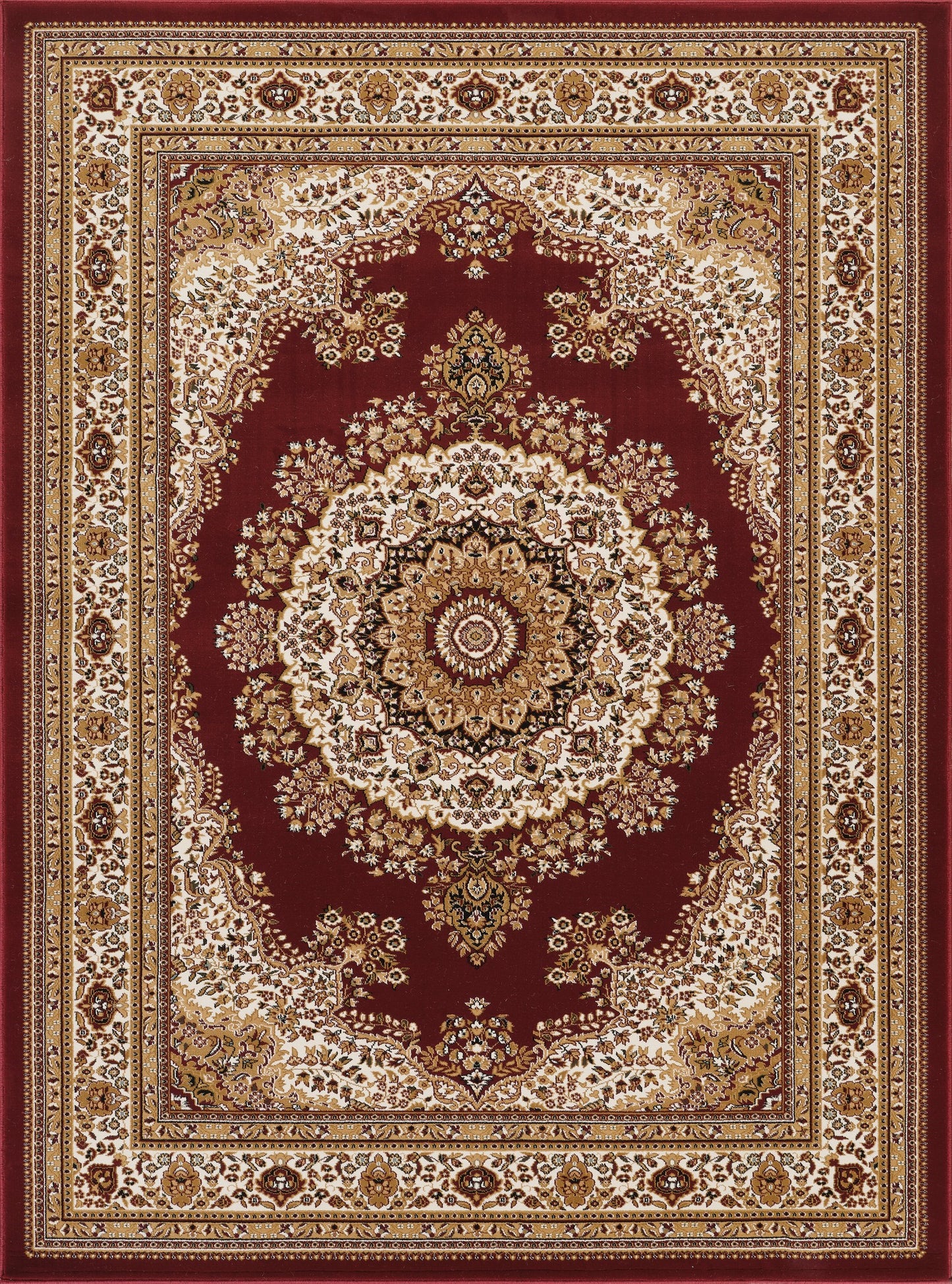 Manchester GC_HER5007 Red 5 ft. 3 in. x 7 ft. 3 in. Area Rug