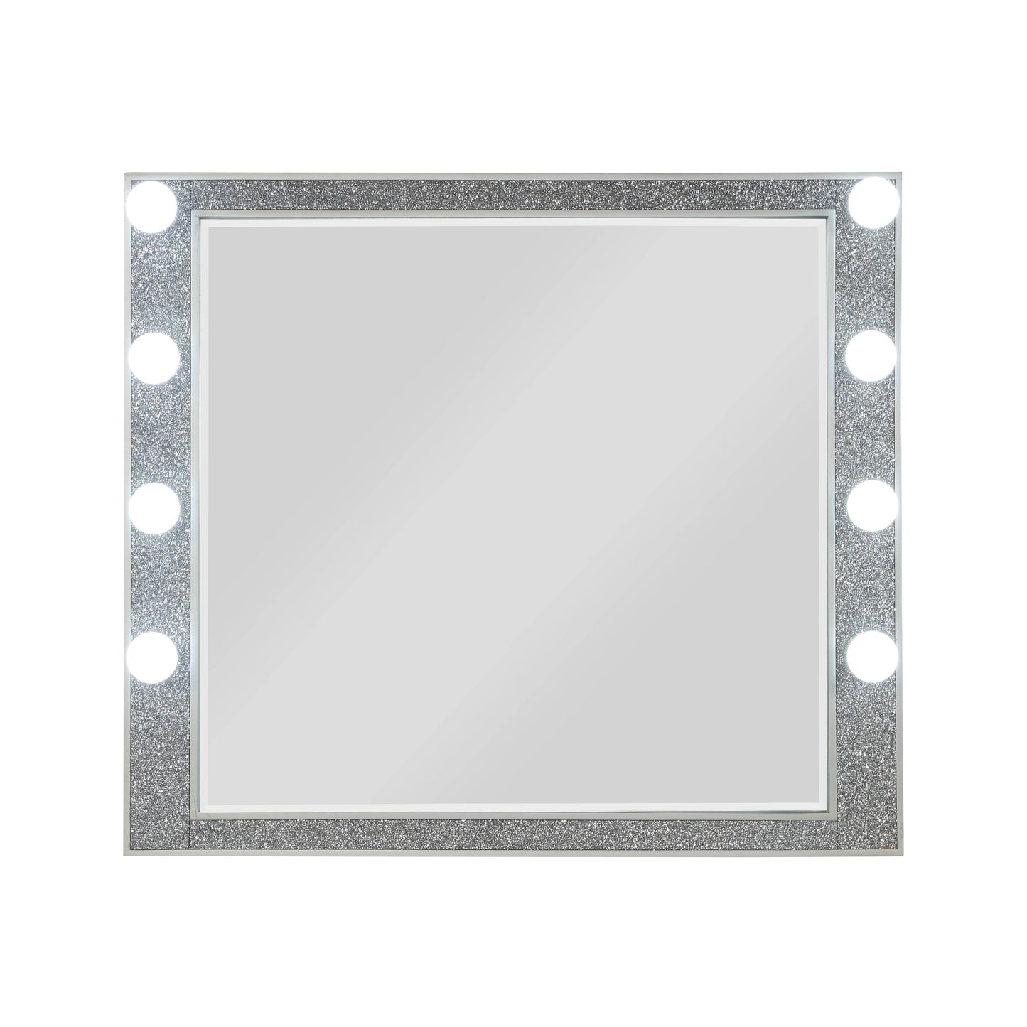 Champagne Mirrored Vanity Mirror with Integrated Light for Bathroom Renovation
