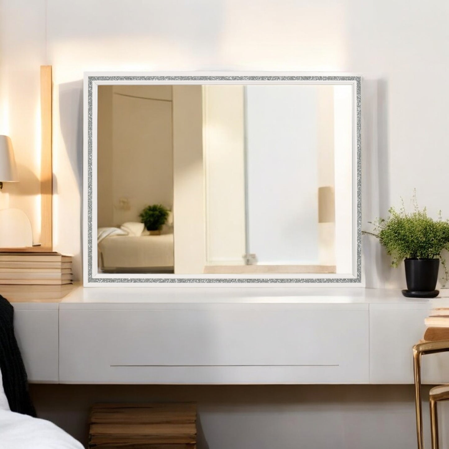 Haiden White Finish Mirror