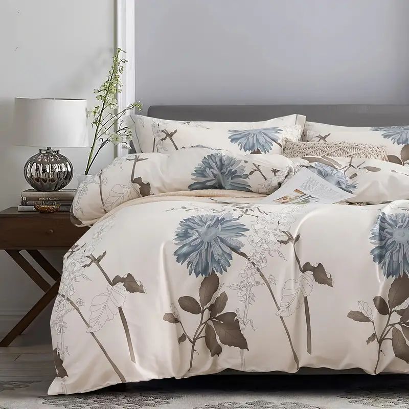 Haoyijia Big Flower Duvet Cover Twin