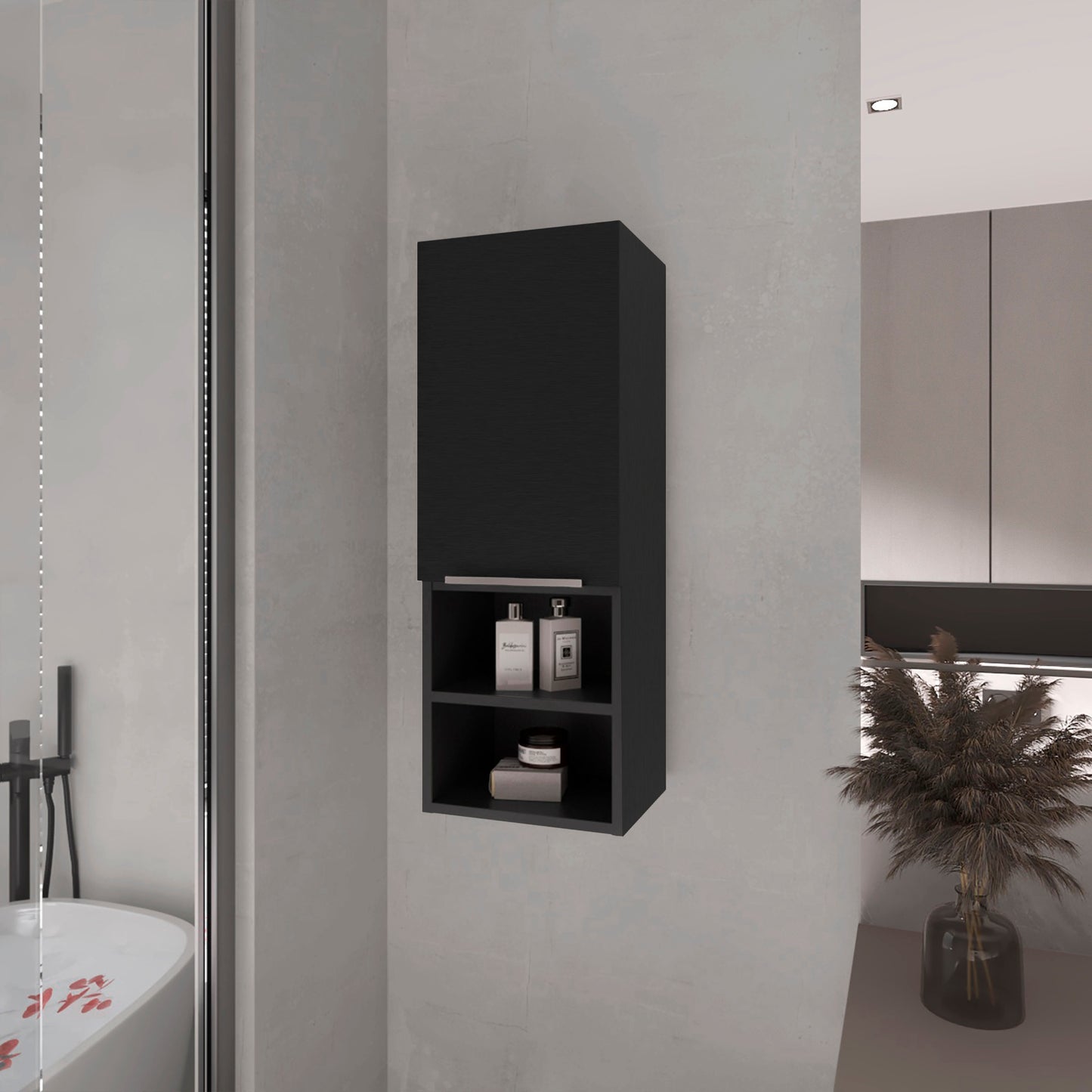 Milwaukee Medicine Cabinet, Two Shelves, Single Door Cabinet, Two Interior Shelves