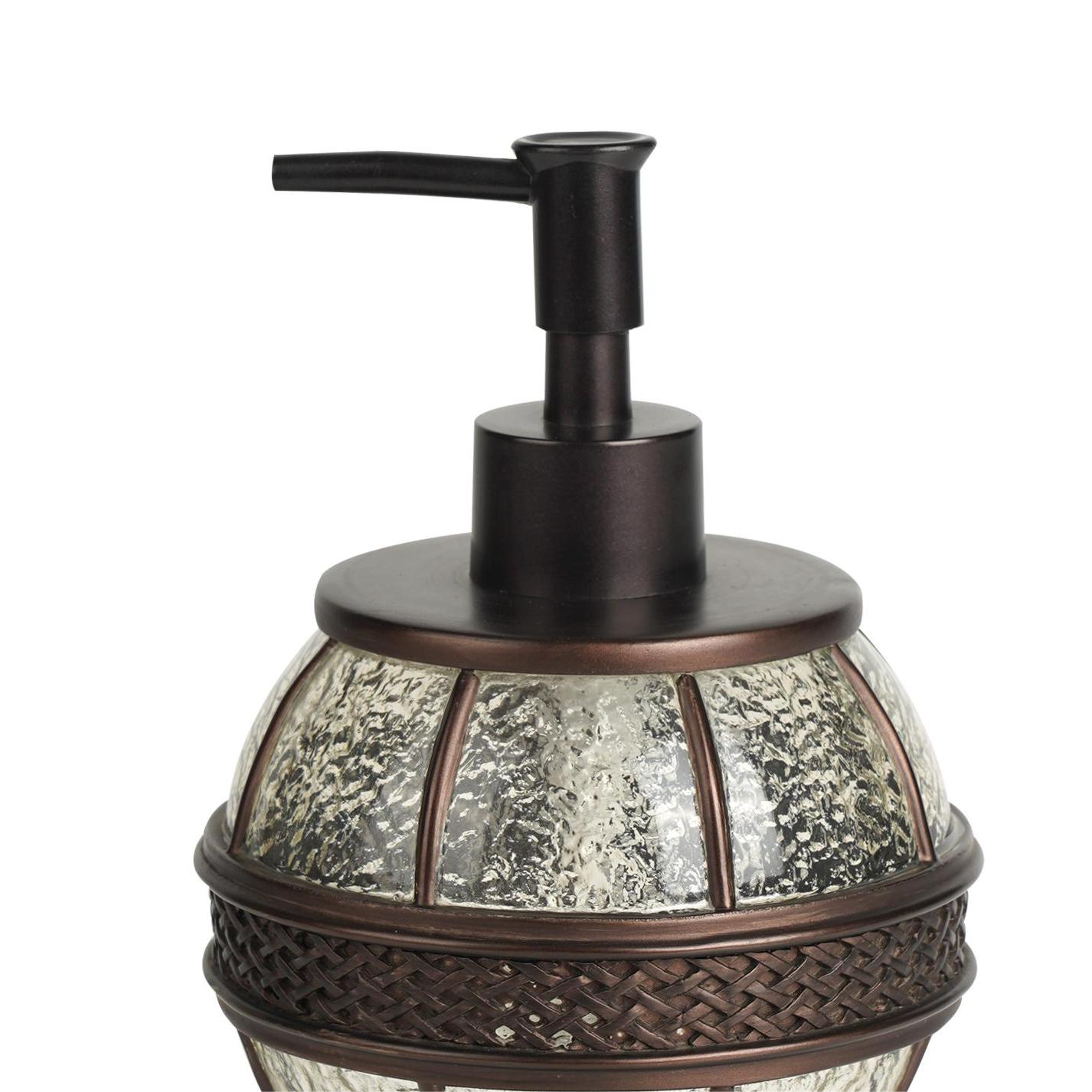 Oil-Rubbed Bronze Liquid Soap Dispenser - Resin Pump Bottle