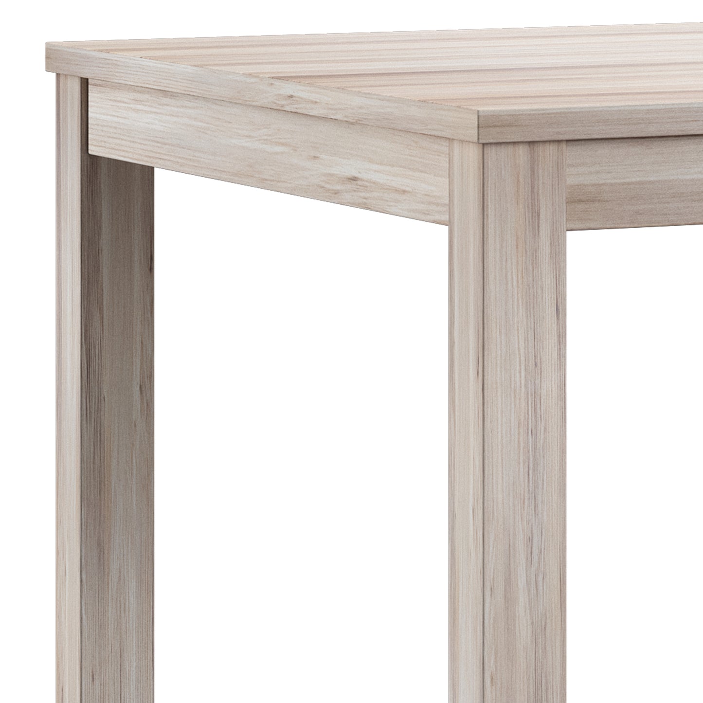 Beige End Tables Set of 2 - Compact Wood Design for Living Room