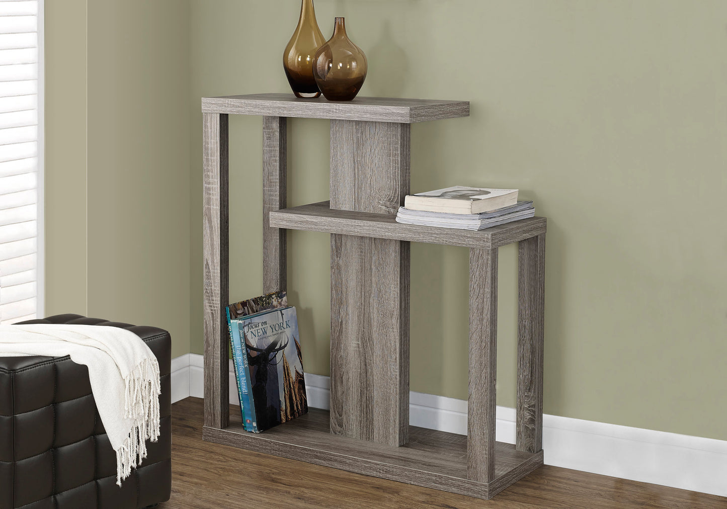 Taupe Accent Table - Console Sofa Entryway