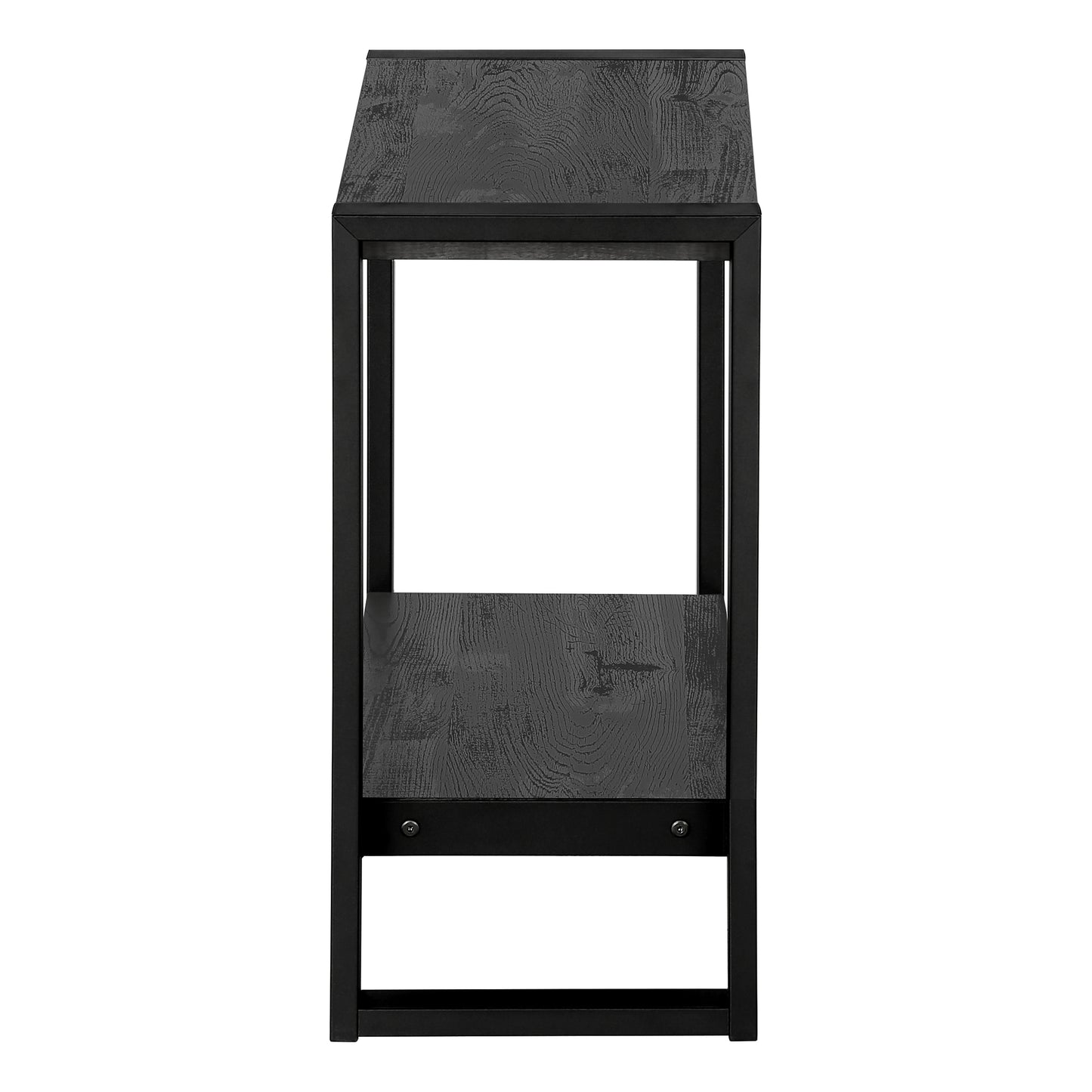 Black Accent Table - 2 Tier MDF Side Table