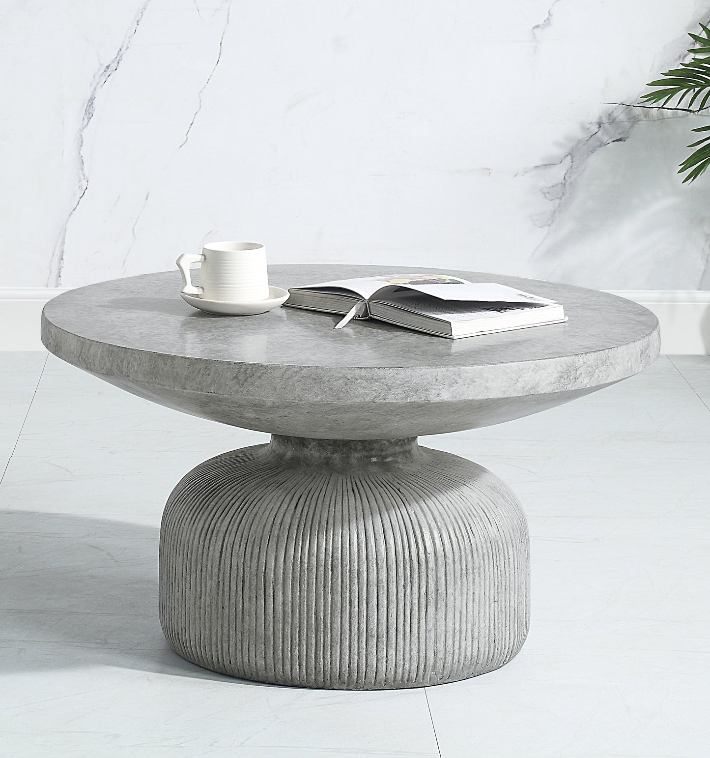 Laddie Weathered Gray Finish Coffee Table