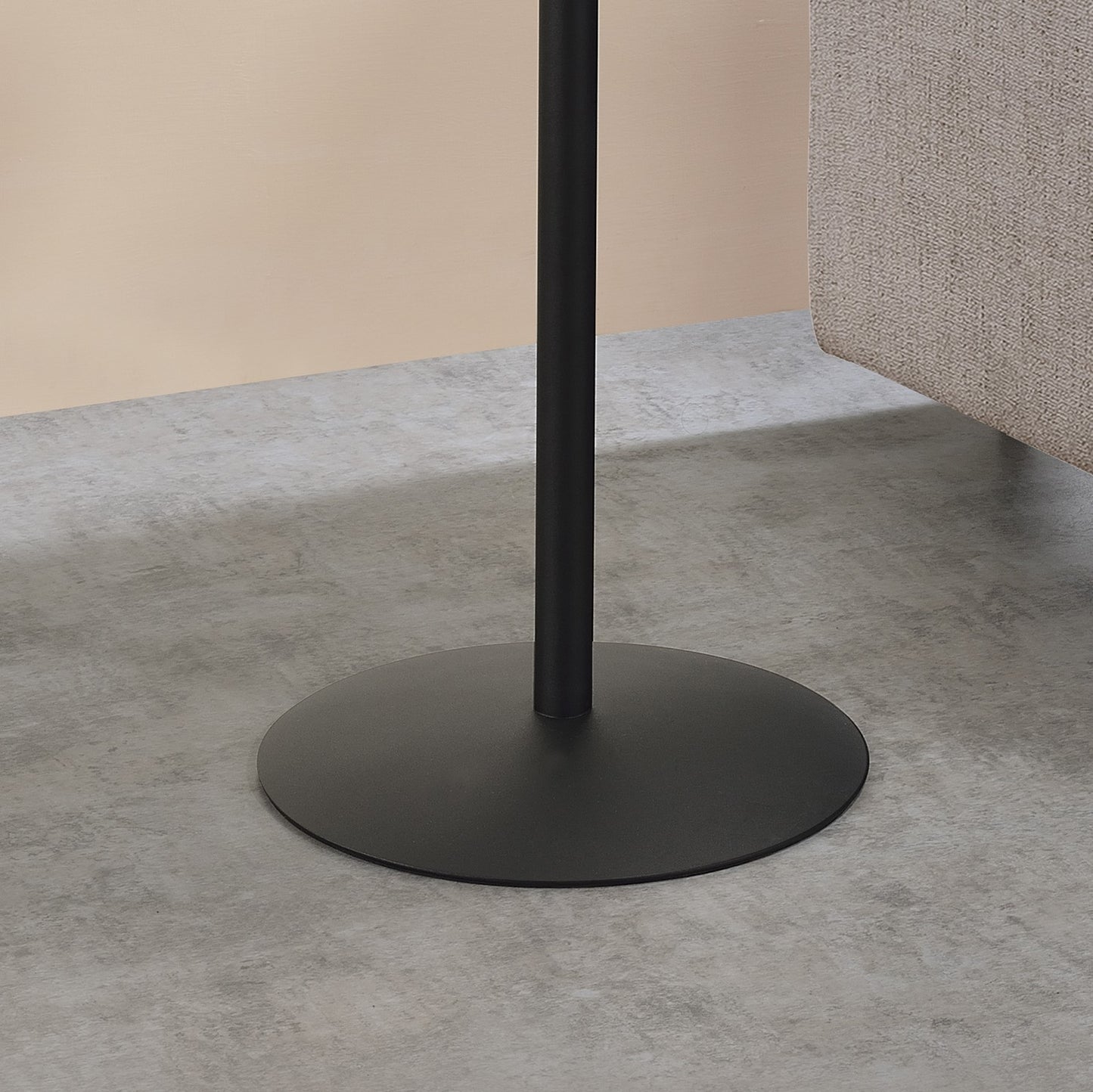 Cirillo End Table - Gray Marble Glass Top for Living Room