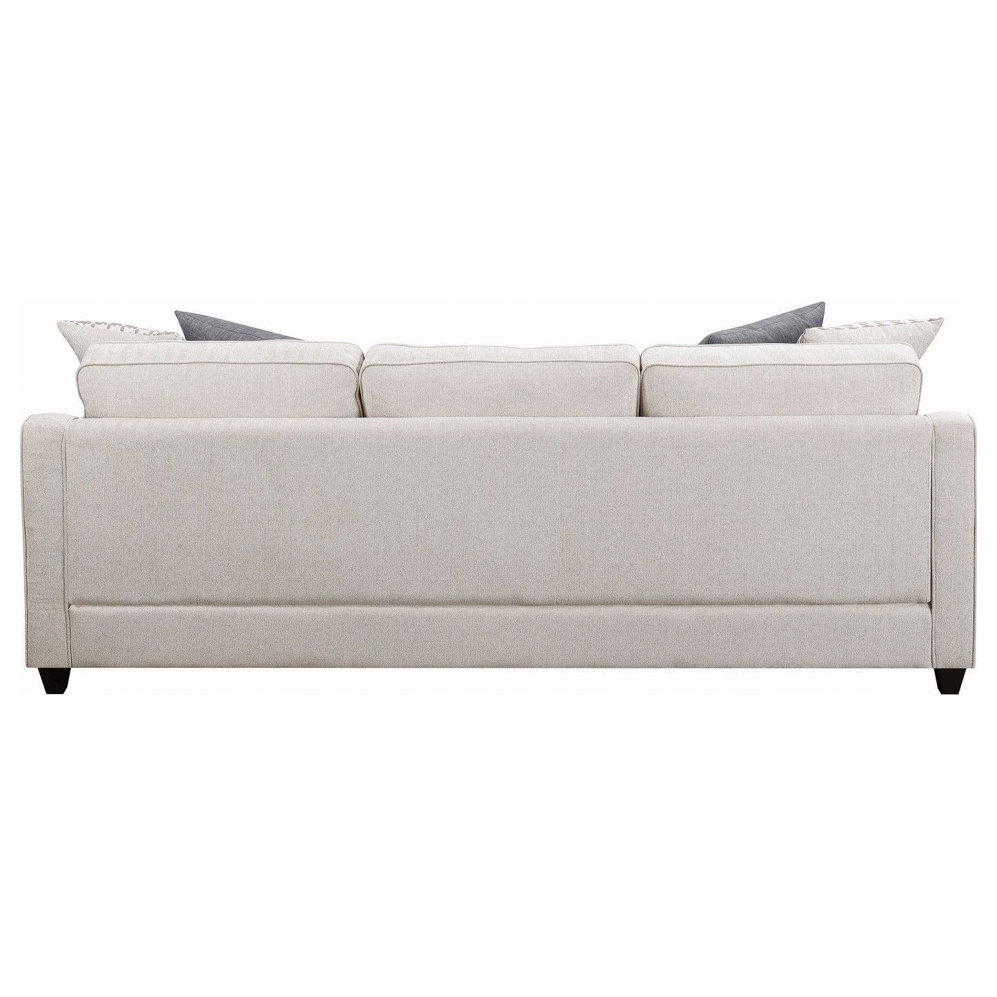 Isla Platinum L-Shaped Upholstered Sectional Sofa - Beige