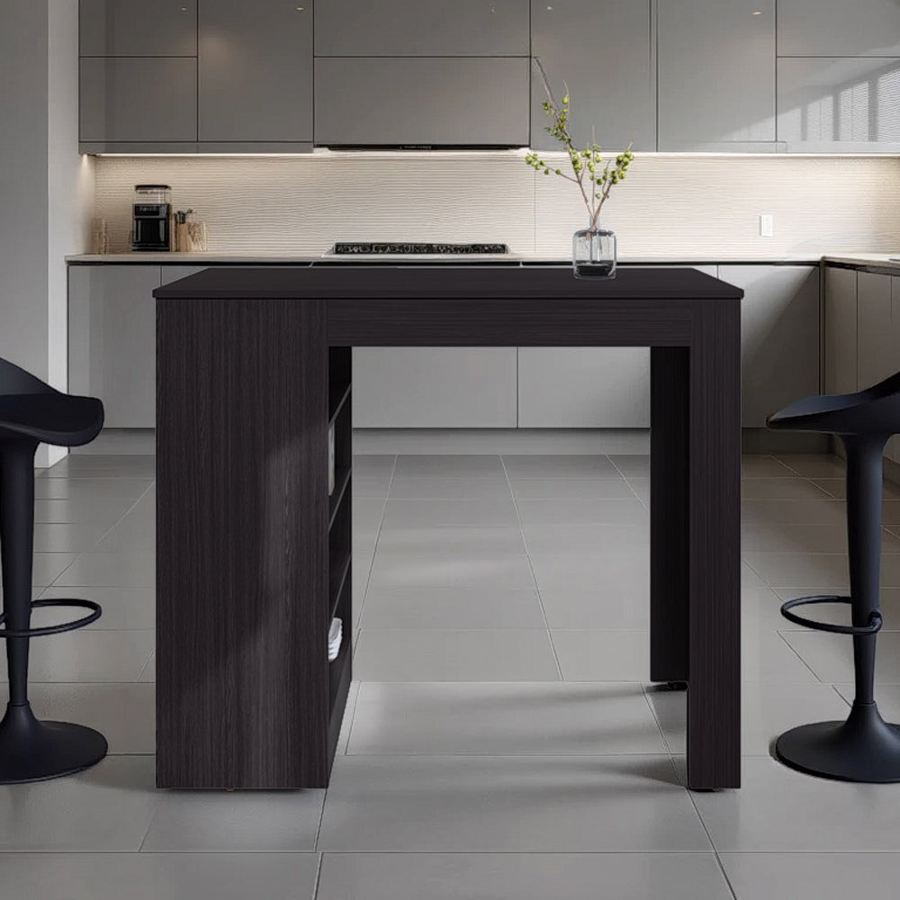 Norton Table, Modern Design, 4 Open Shelves, Ideal for Kitchen