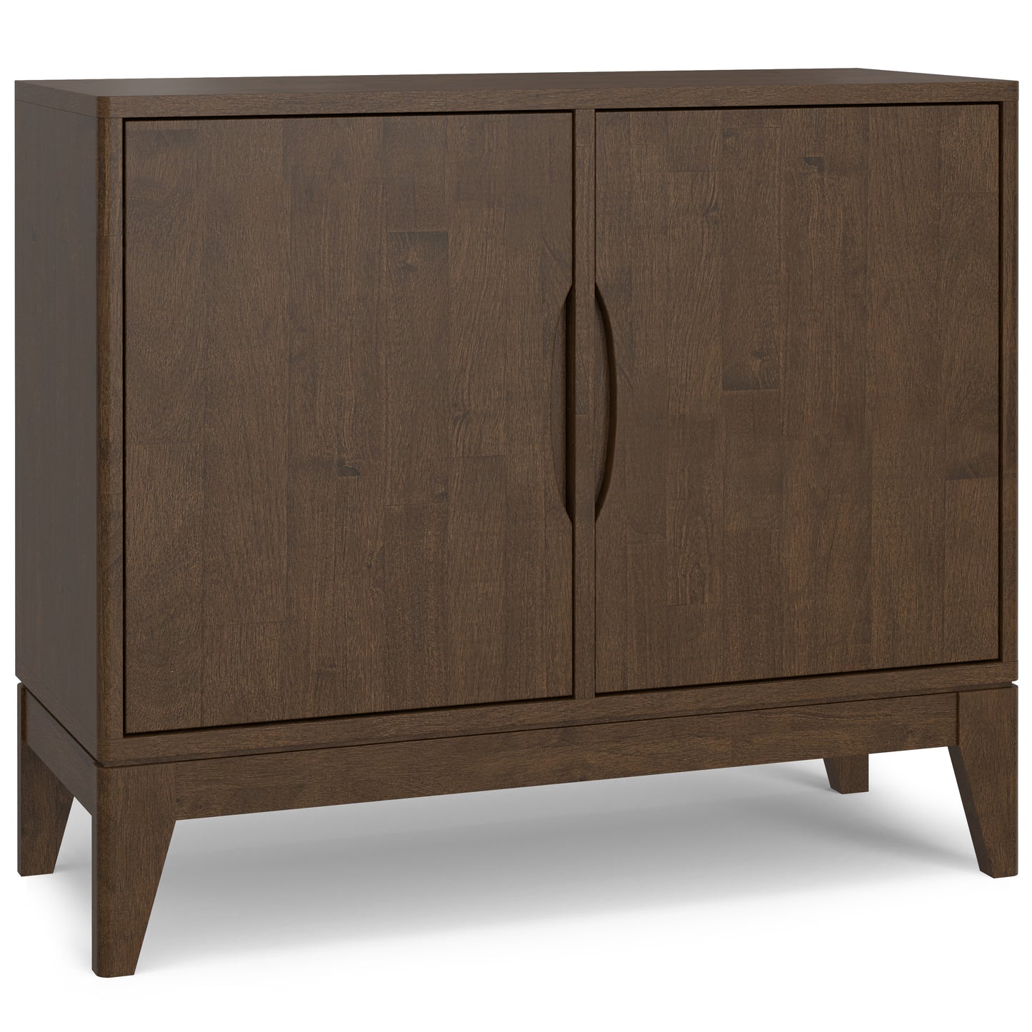 Walnut Brown Sideboard Buffet - 38" Wide Storage Cabinet for Dining Room