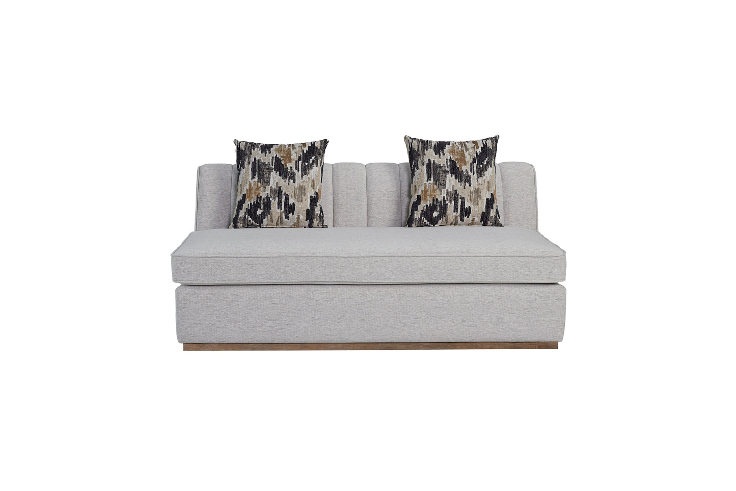 Channel Armless Loveseat
