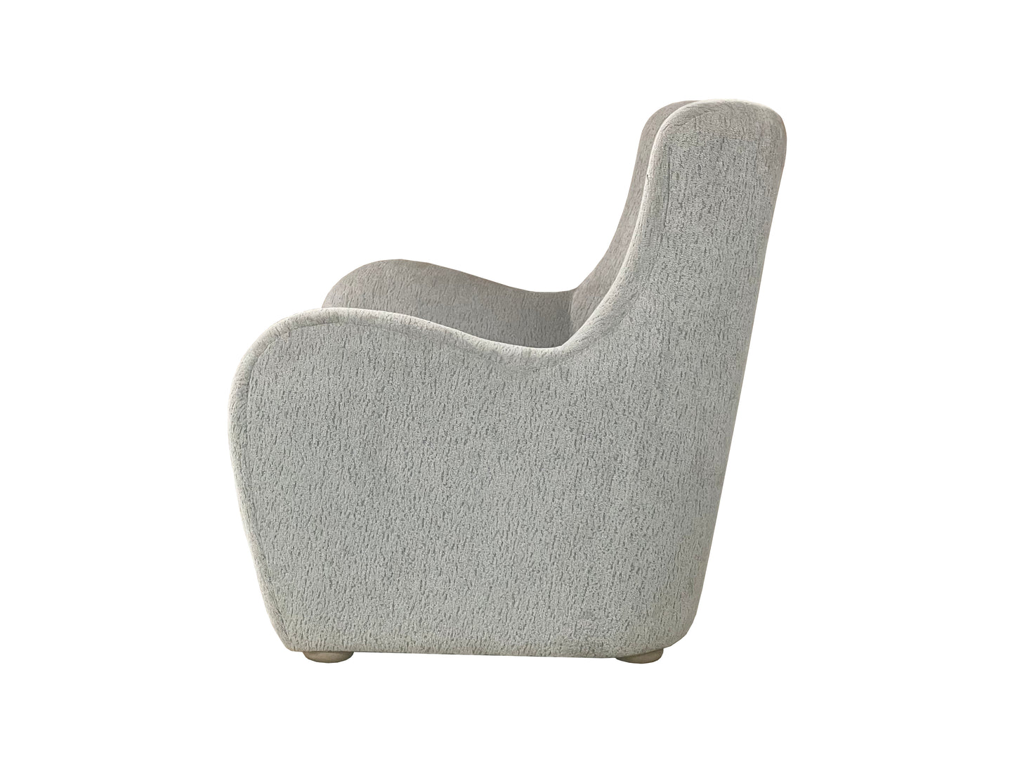 Gray Upholstered Swivel Accent Chair - 32"W
