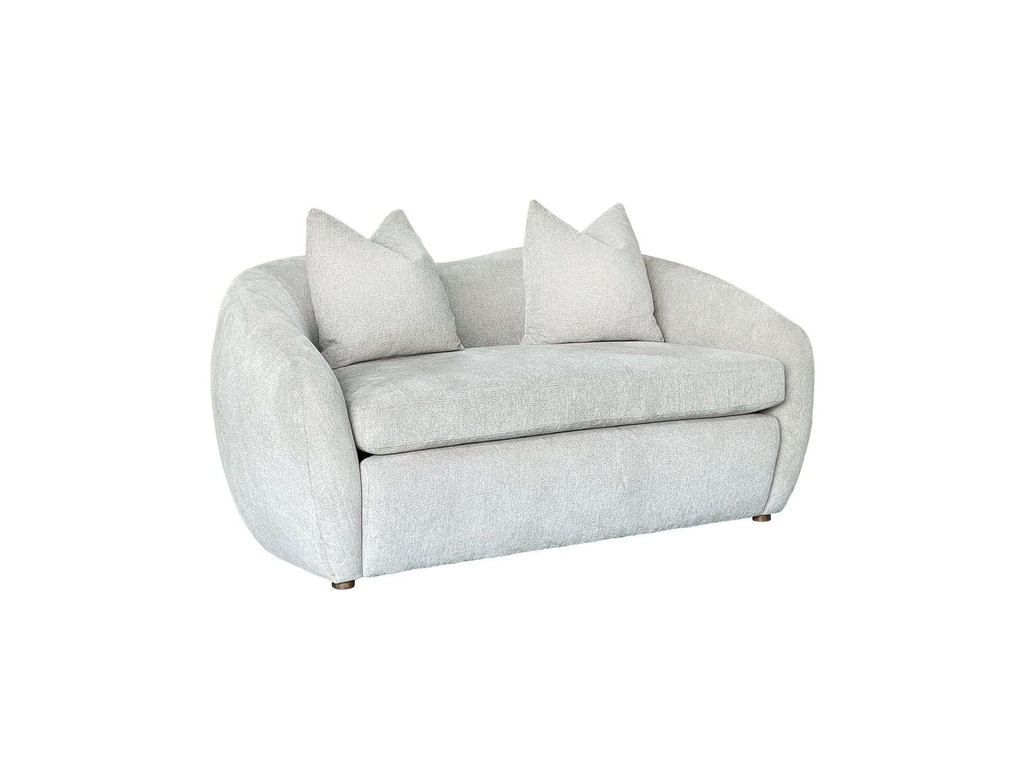 Loveseat - Mendocino Beach Fabric with 2 Pillows