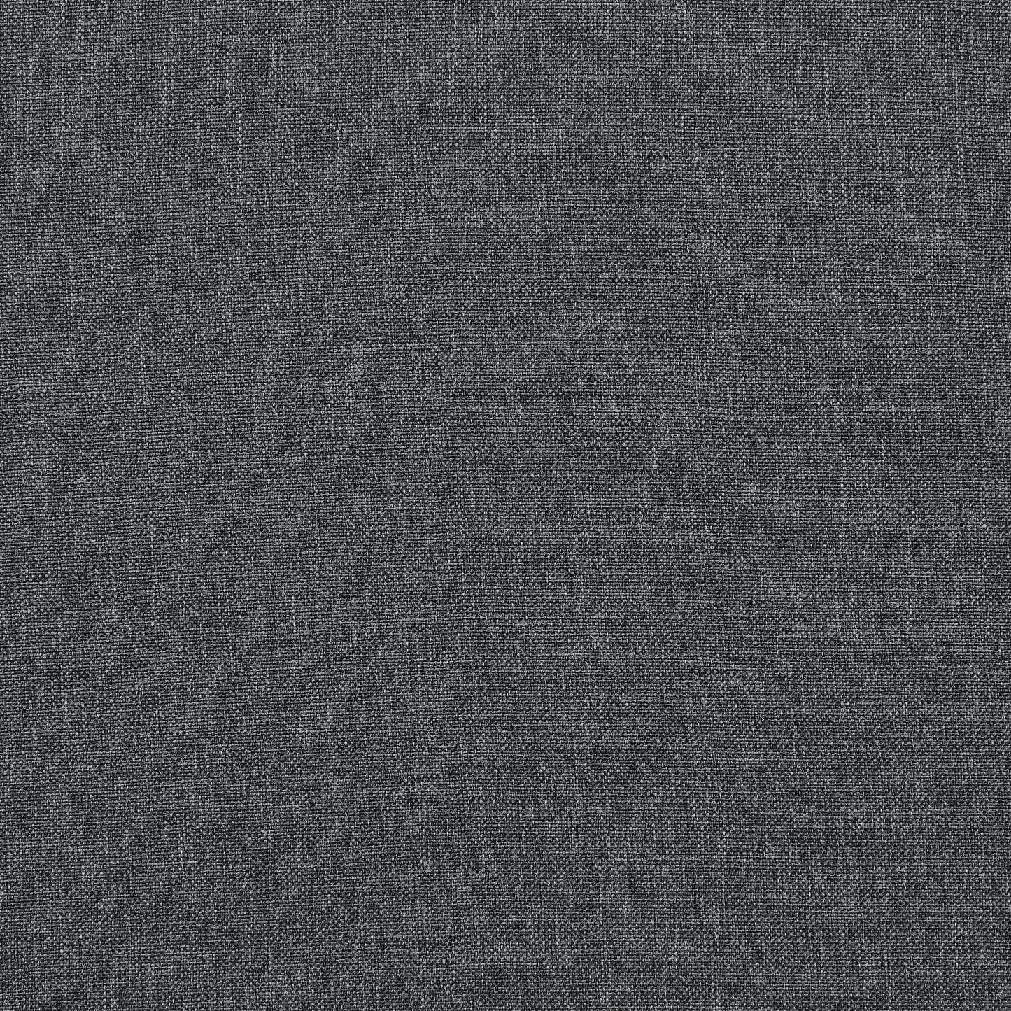 Dark Gray Linen Corner Sofa - 3 Seat with Storage