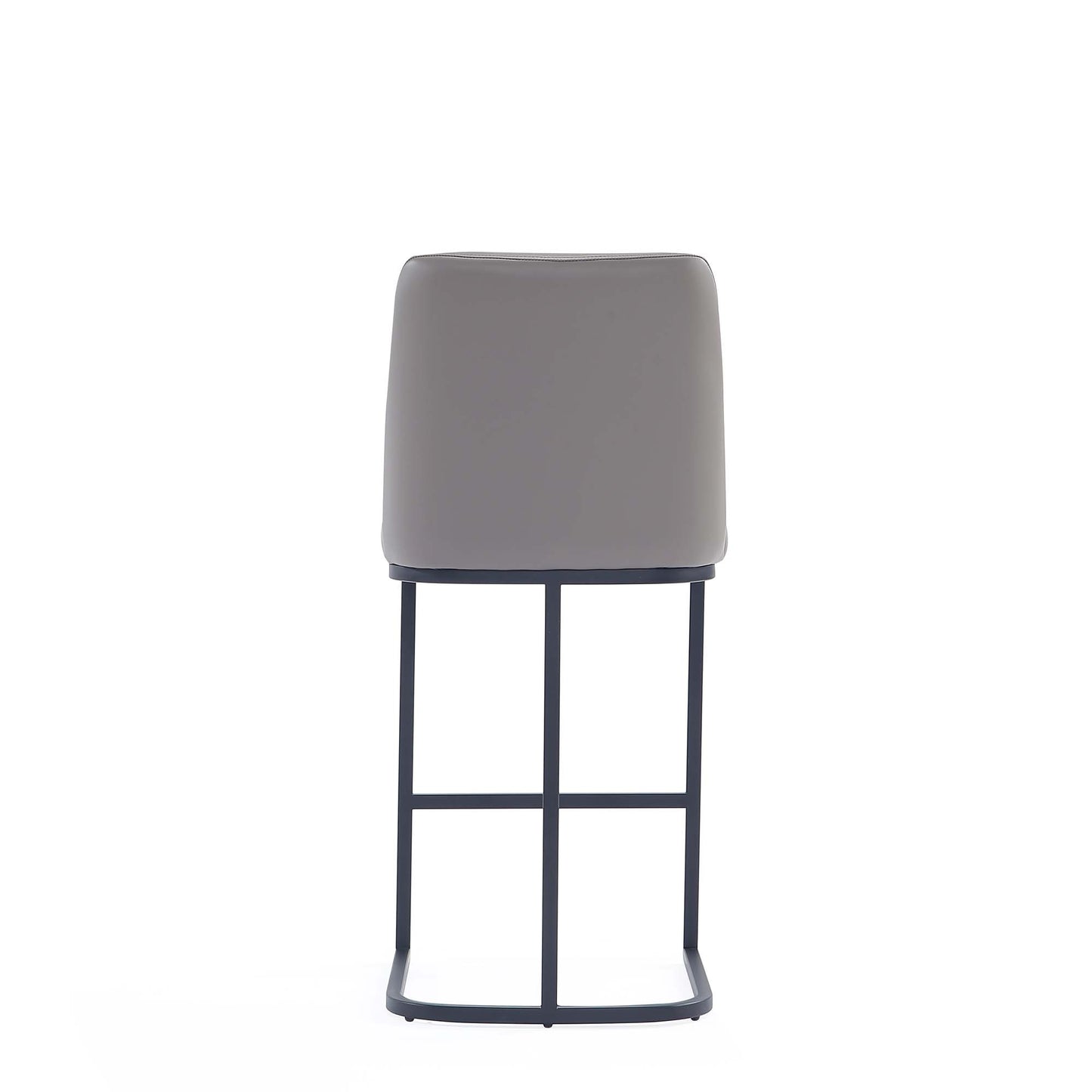 Taupe Leatherette Counter Stool - Bar & Kitchen Seat