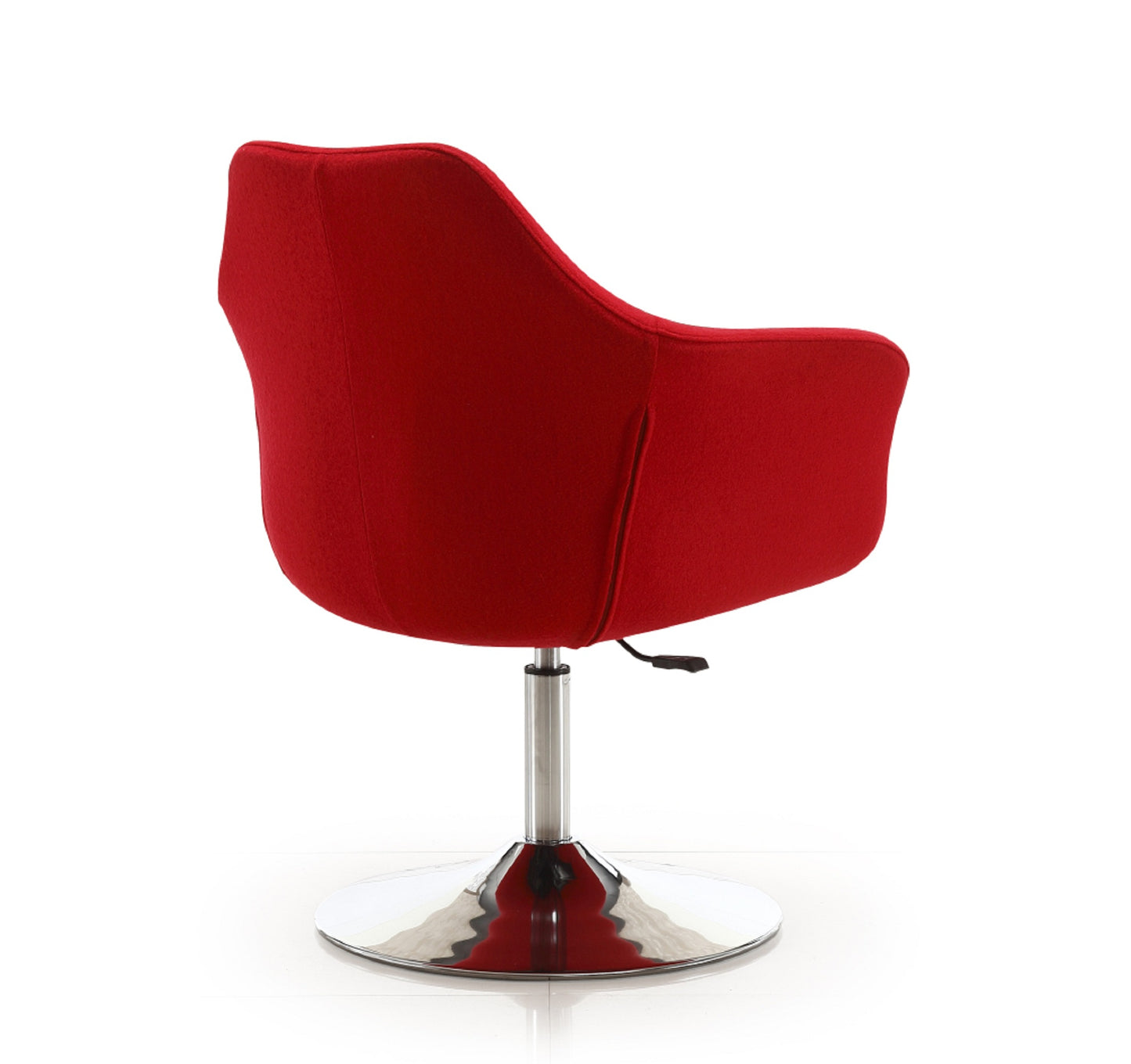 Red Swivel Lounge Chair - Modern Comfort & Style