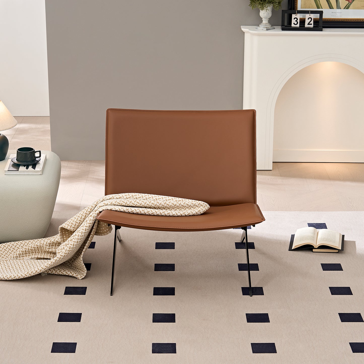 Modern Accent Chair for Living Room, Bedroom & Home Office Seating