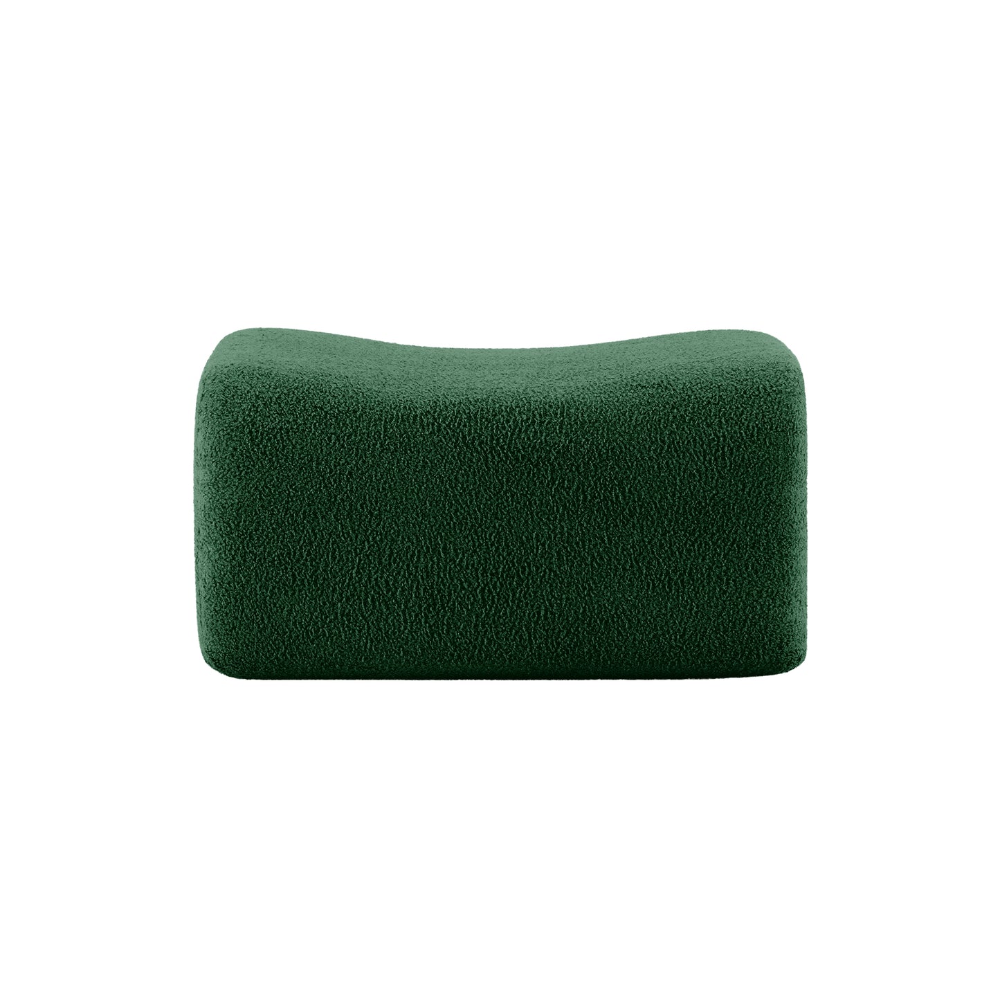 Ottoman Teddy Fabric-Green