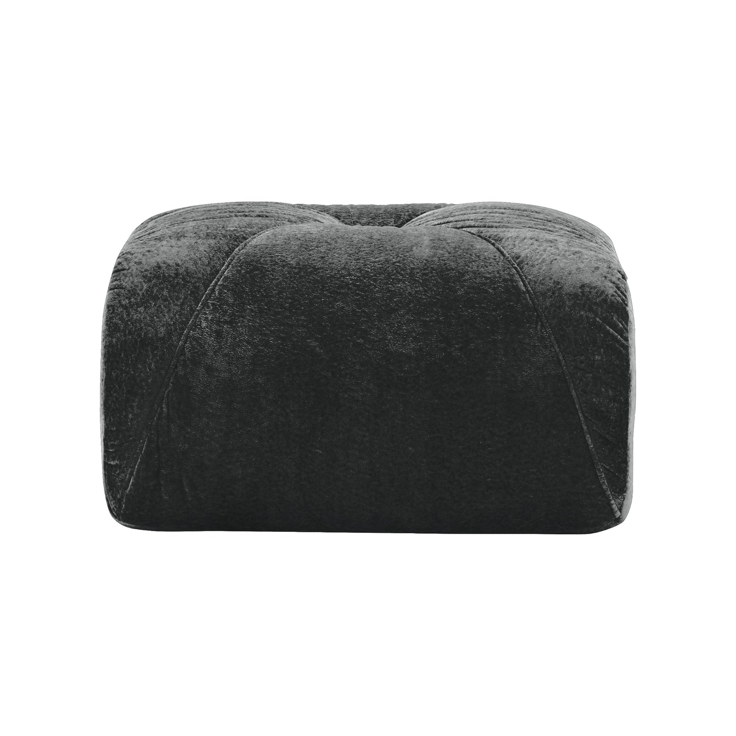 Ottoman Velvet- Black