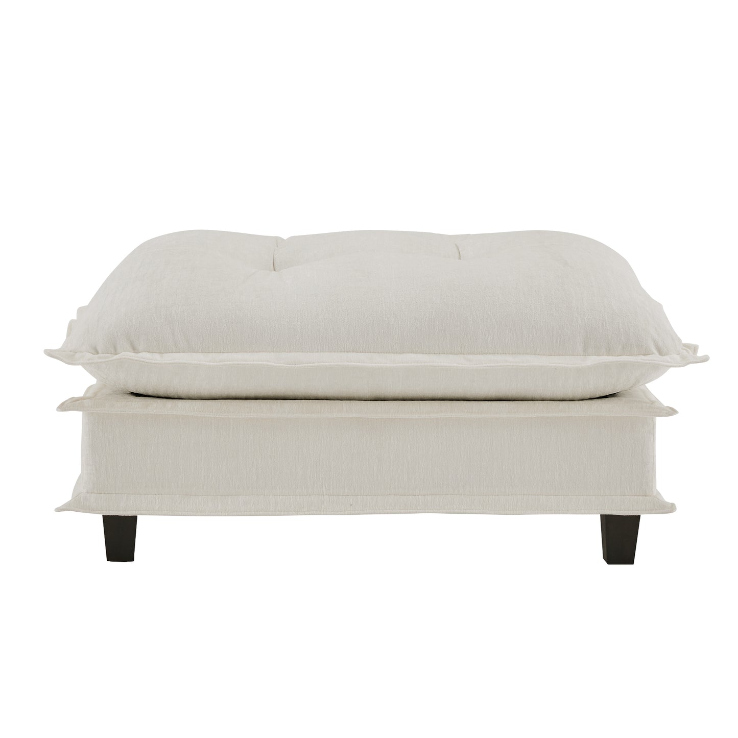 73 Ottoman Chenille- Beige