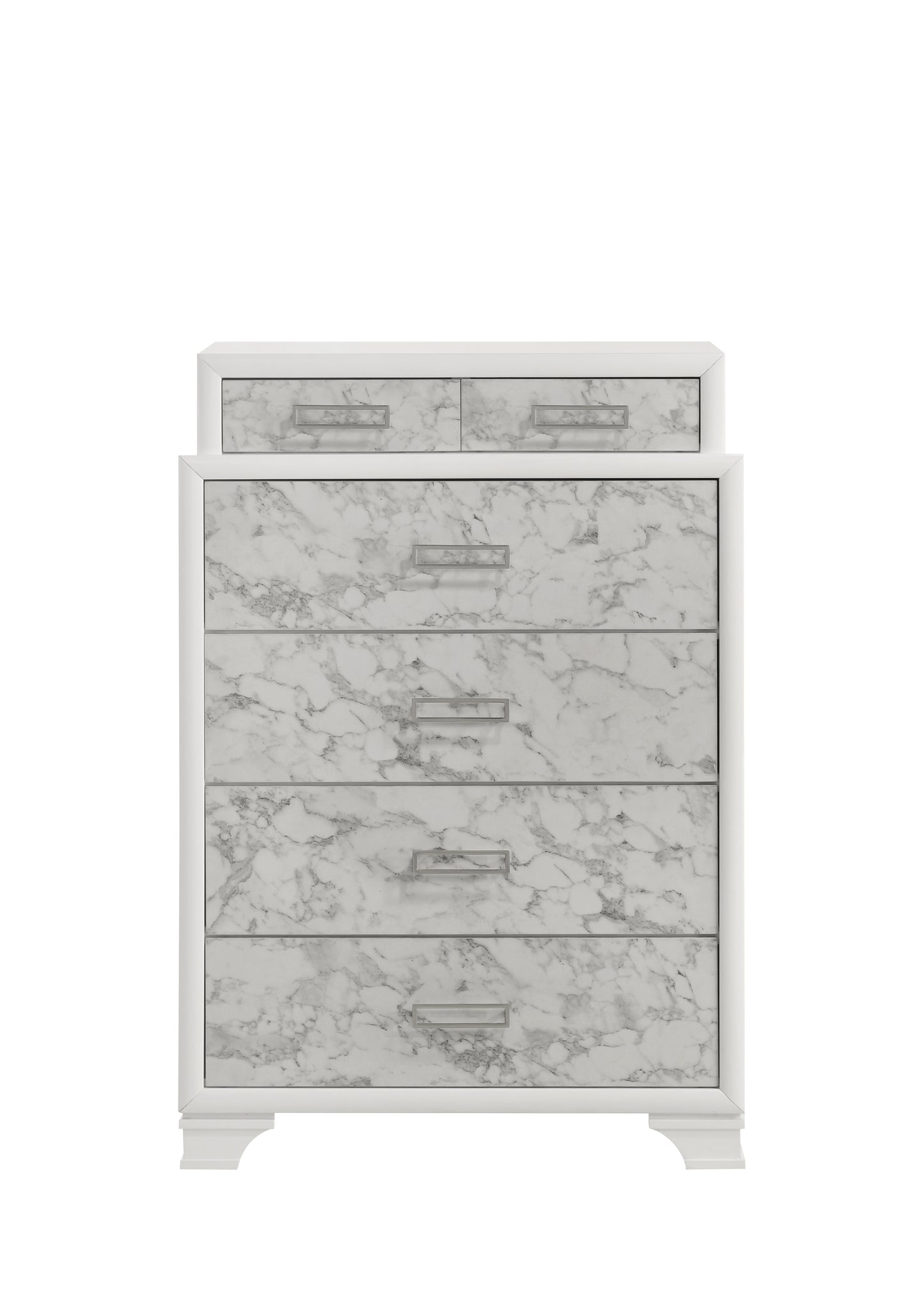 Soul Modern Style Chest Made with wood in White