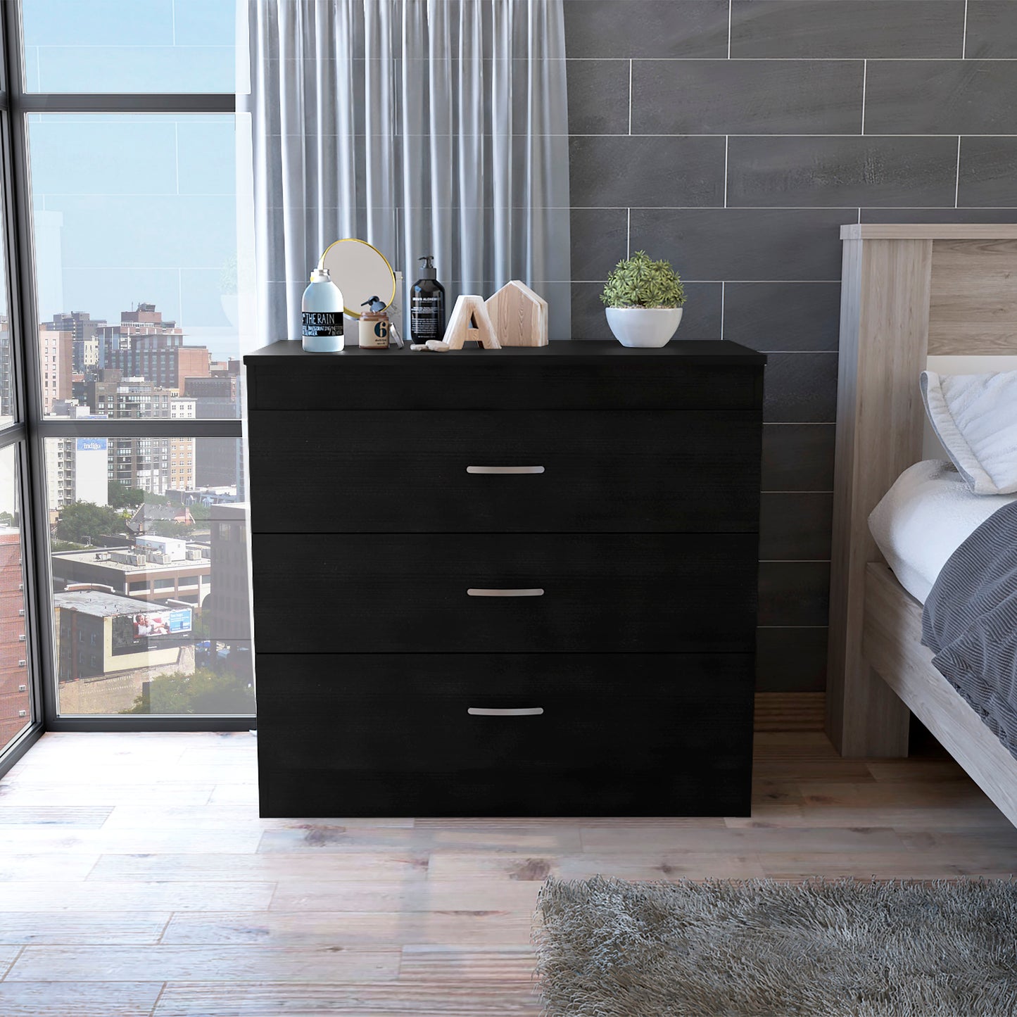 3-Drawer Dresser Wenge
