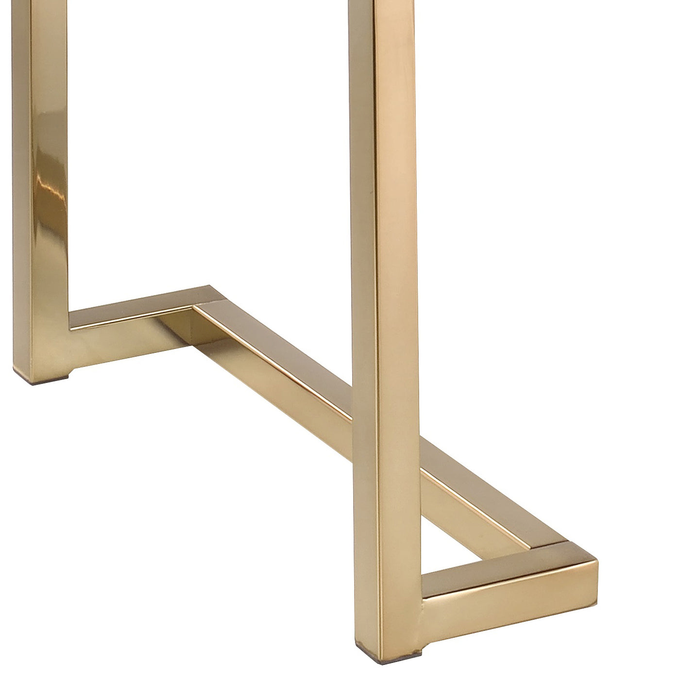Black Gold Fabric Metal Bedroom Bench