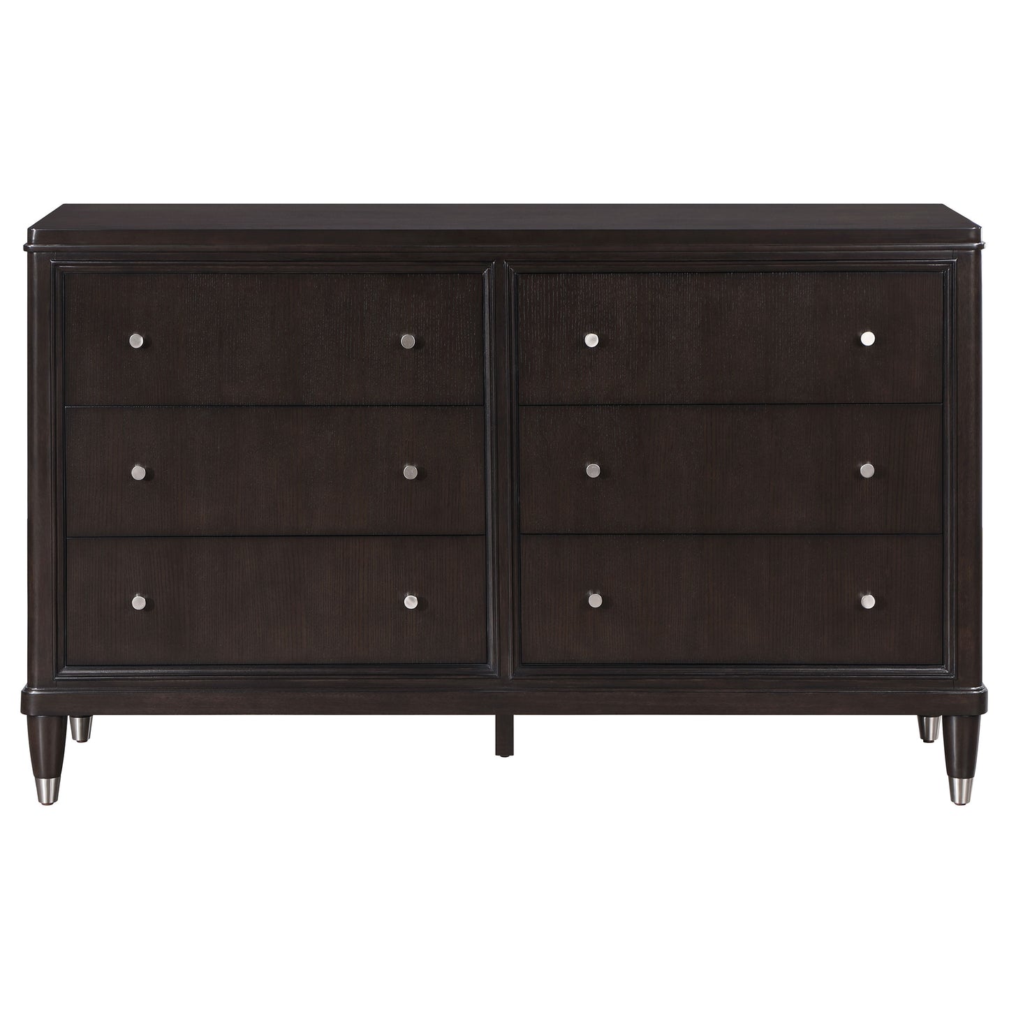 Niguel Brown 6-Drawer Dresser - Bedroom Storage