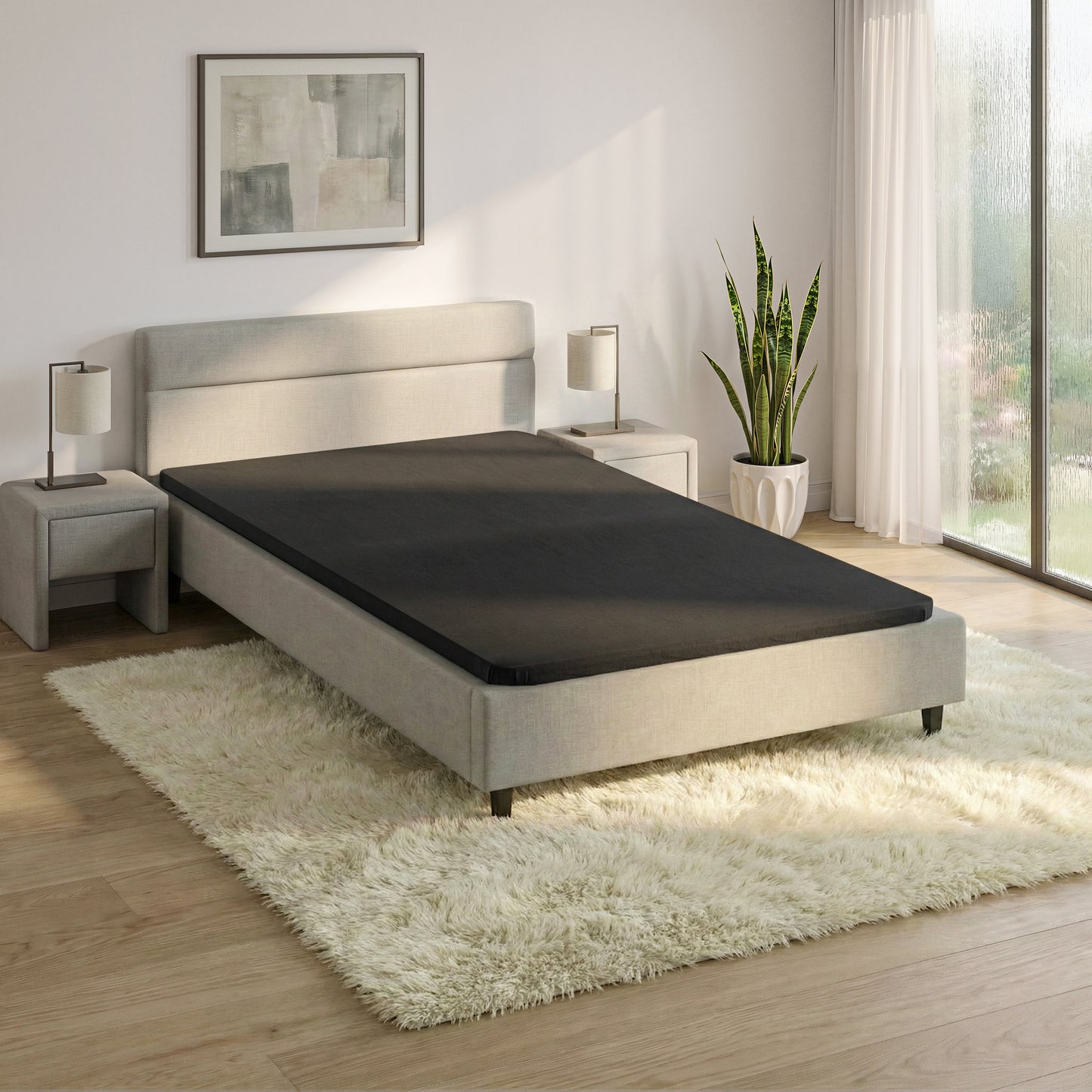 Adams Grey Queen Bunkie Board