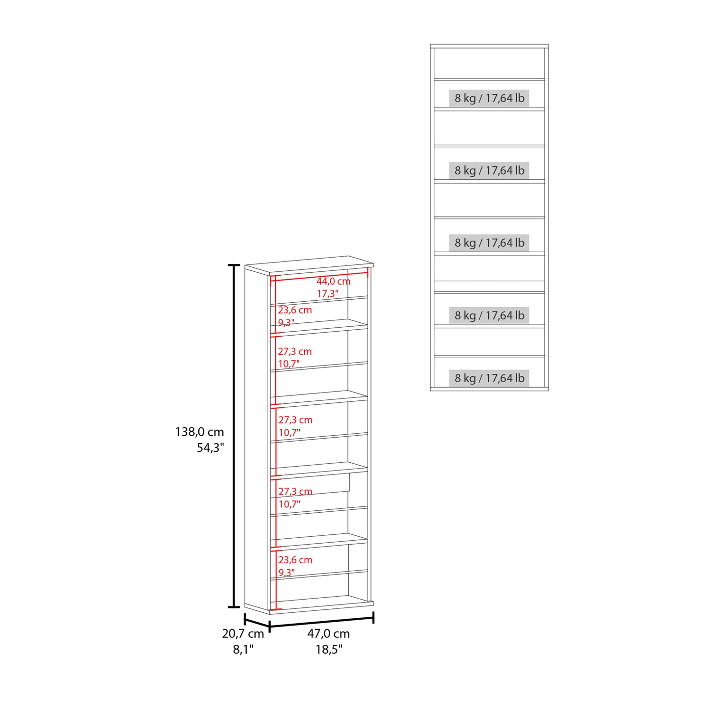 Light Oak Bedroom Shoe Storage Cabinet with Mirror
