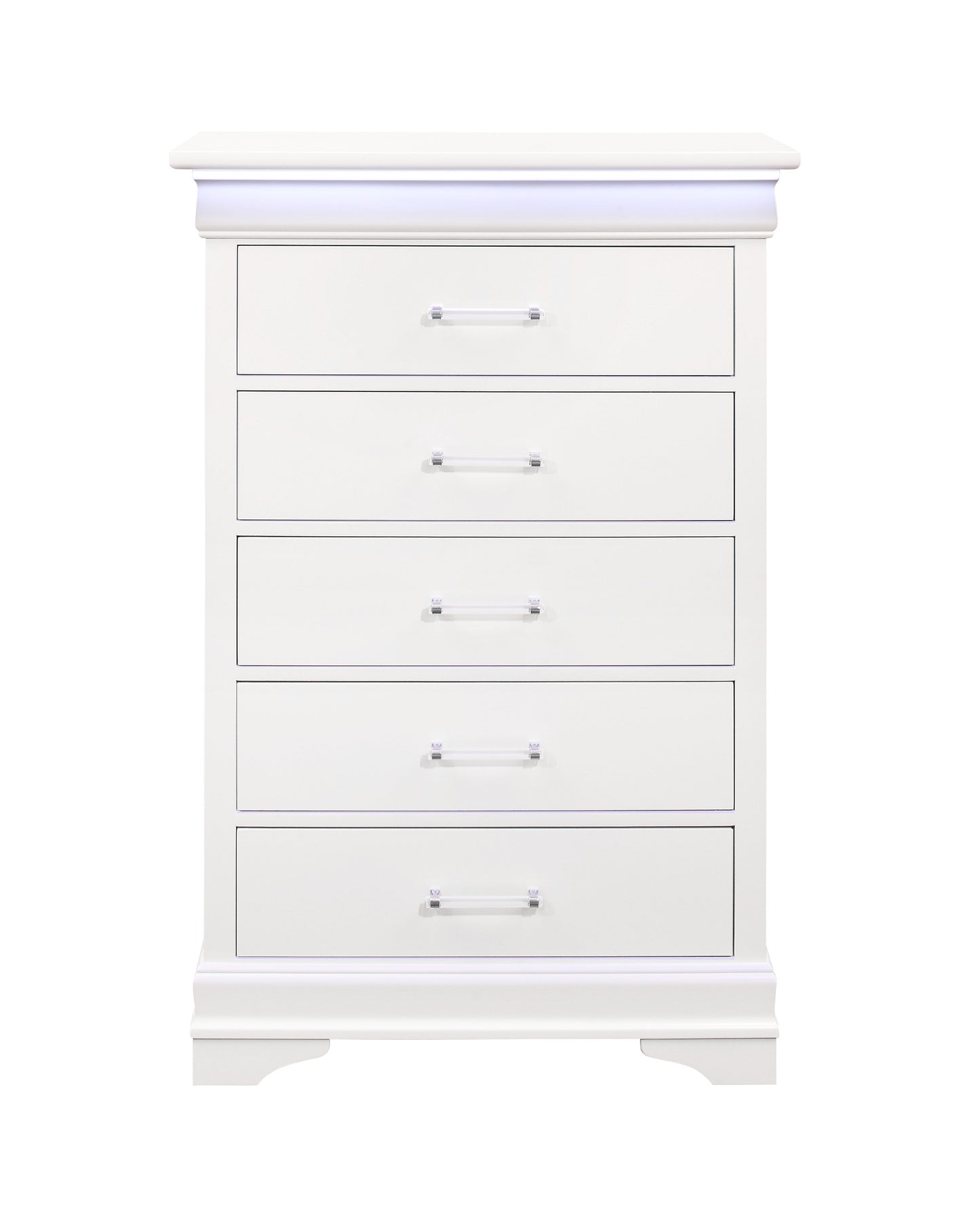 CHARLSTON WHITE CHEST WITH LED
