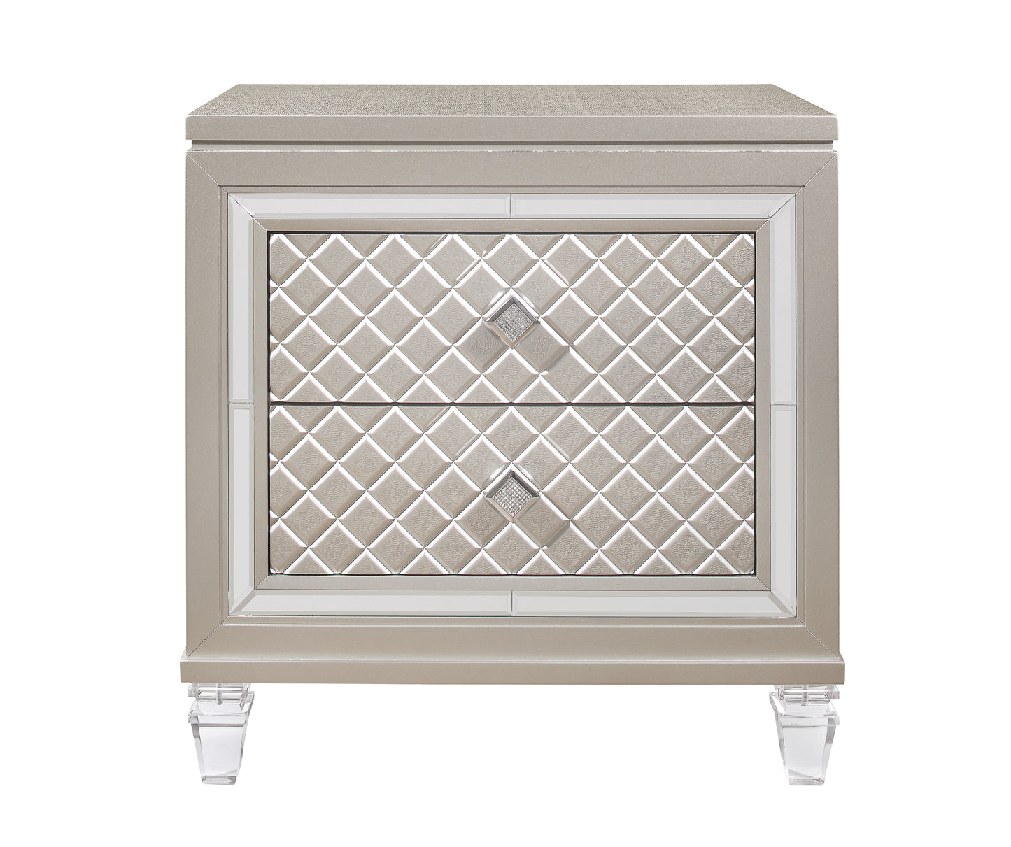CROSS GLAM CHAMPAGNE NIGHTSTAND