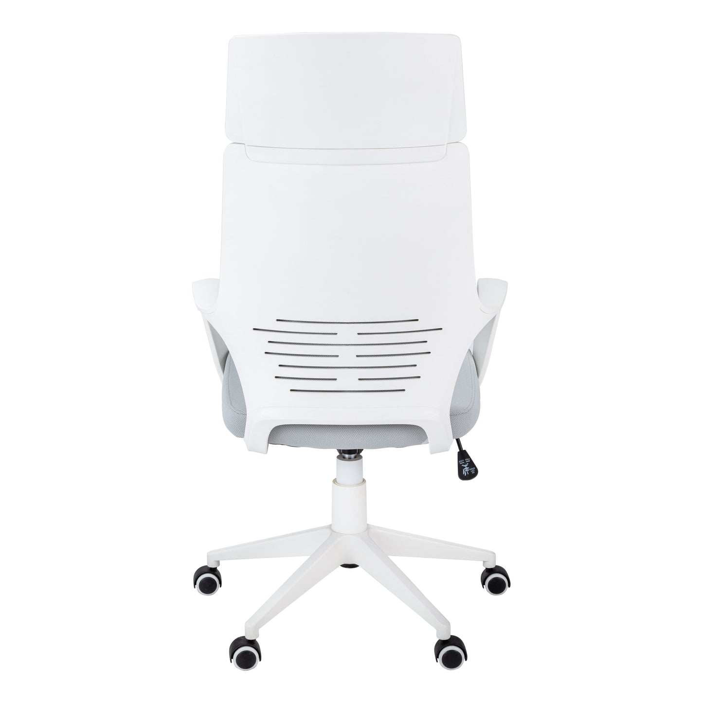 White Adjustable Office Chair - Ergonomic Work Chair
