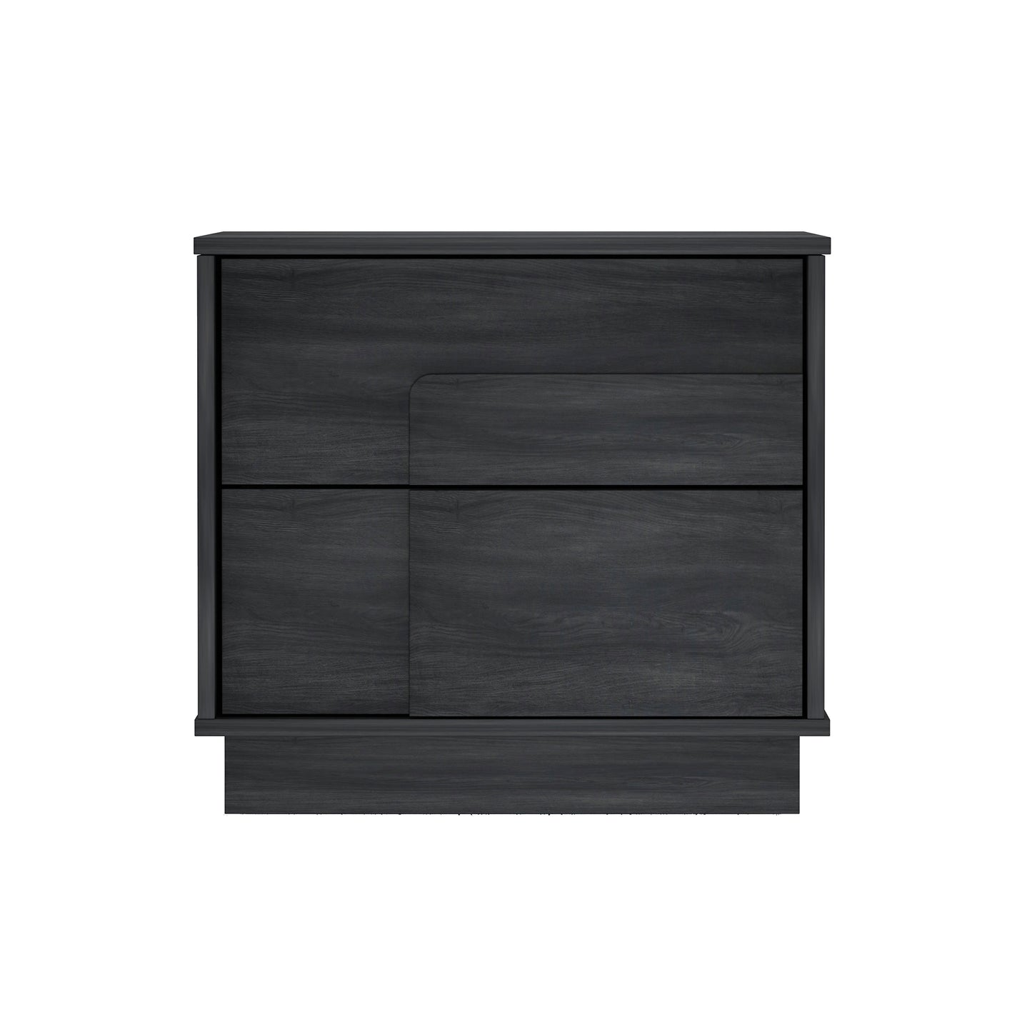 Nightstand in Charcoal Gray
