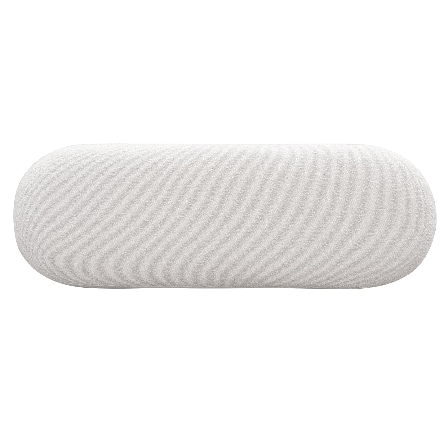 Beige Fabric Bench - Entryway, Bedroom, Living Room