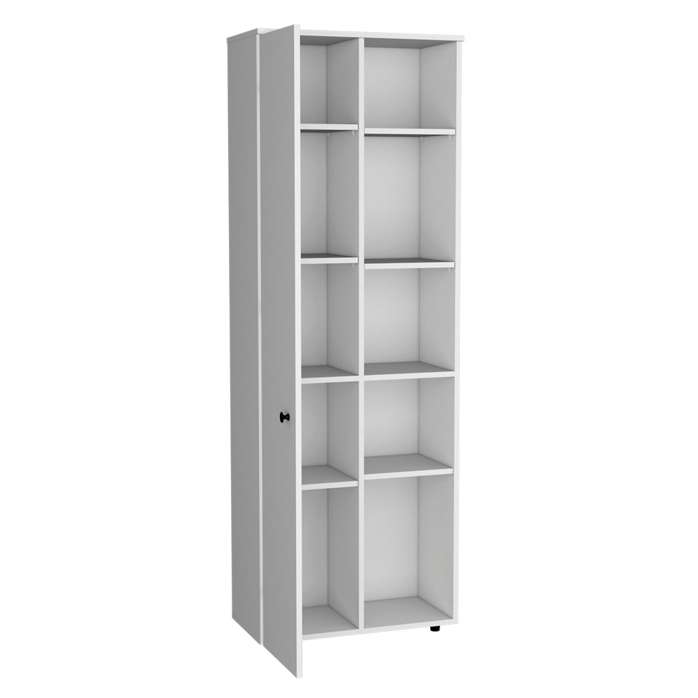 23.6" White Engineered Wood Kitchen Cabinet - Lane Storage
