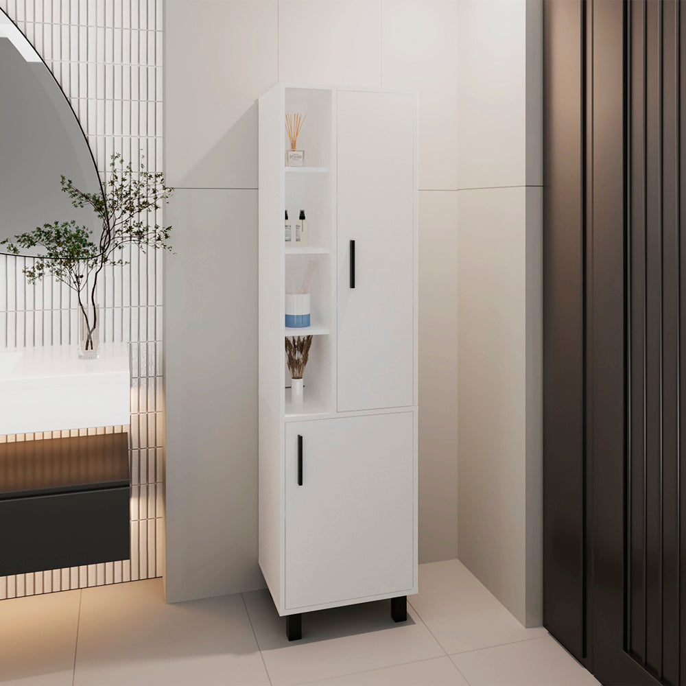 Delta Storage Cabinet, Bathroom, White