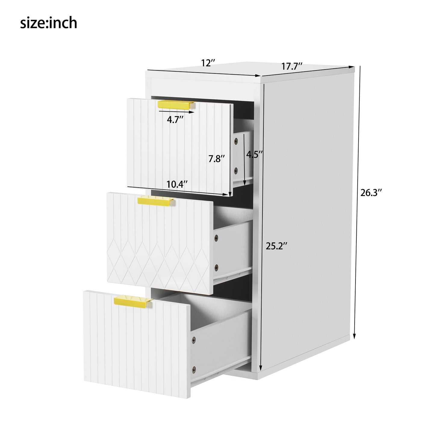 White Wall Mounted Bathroom Cabinet - Storage & Sink Combo