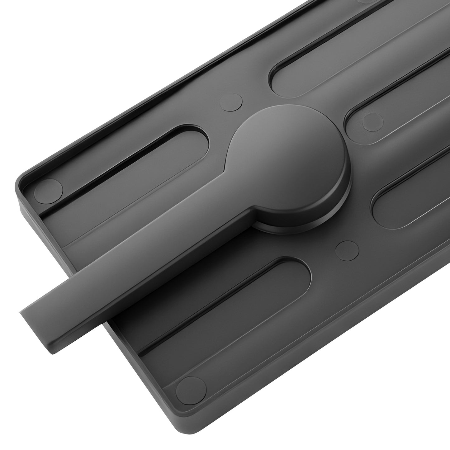 Black Carbon Steel Sink Caddy Organizer for Family Kitchen Storage