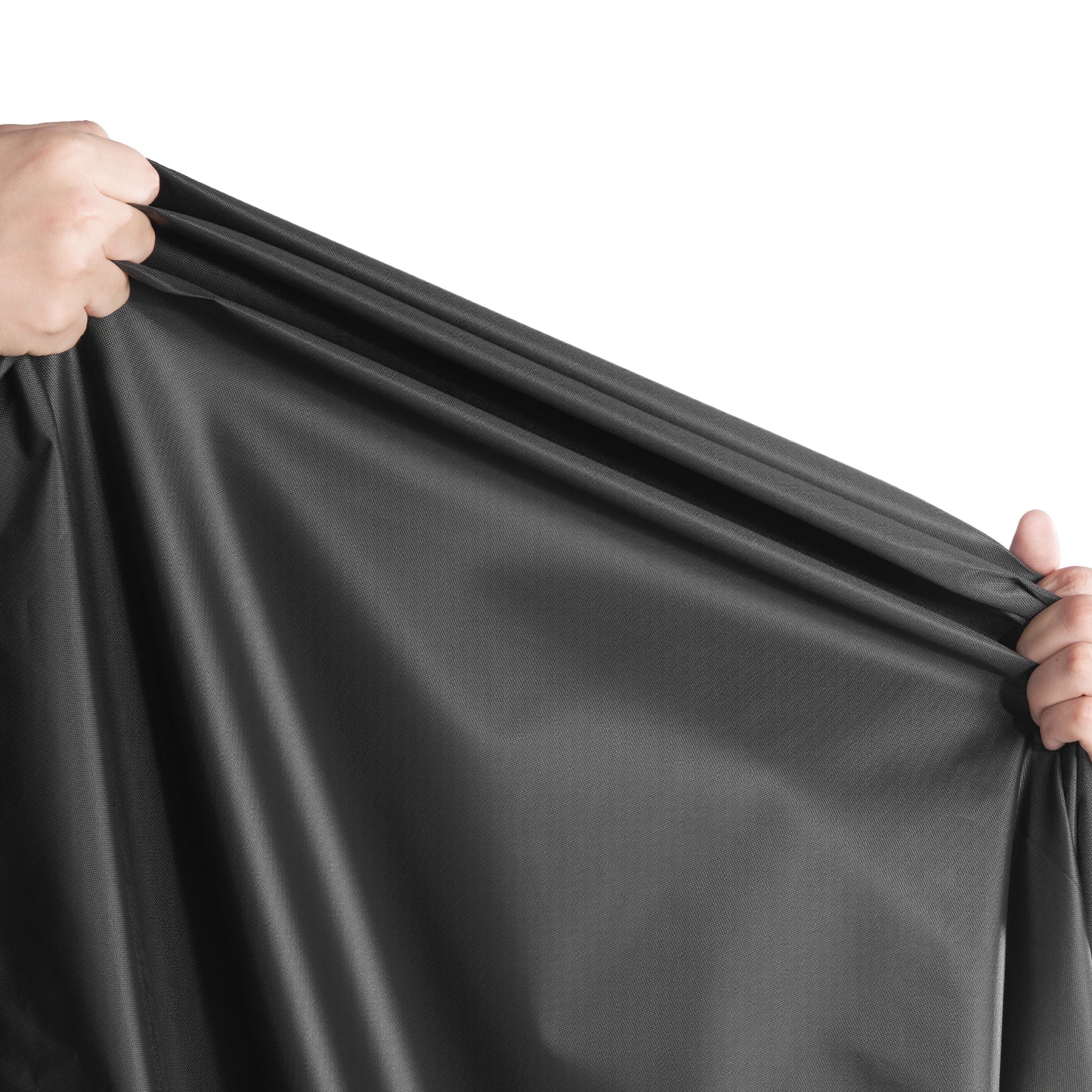 Black Oxford Fabric Patio Furniture Cover 74" Waterproof