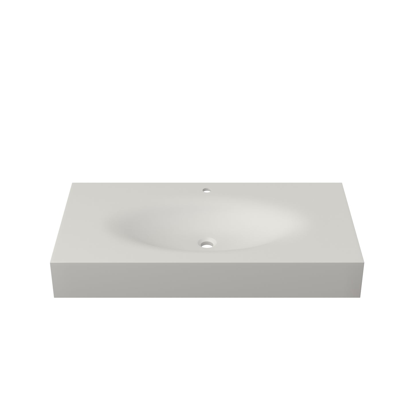 42'' Solid surface Basin, Matte White Color