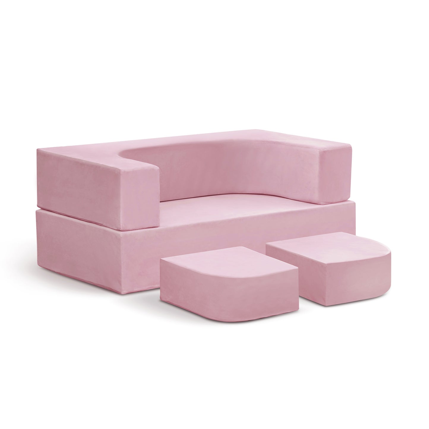 Kids Sofa Bed,Modular Couch Free Combination,Convertible Toddler Play Couch Furniture for Small Playroom