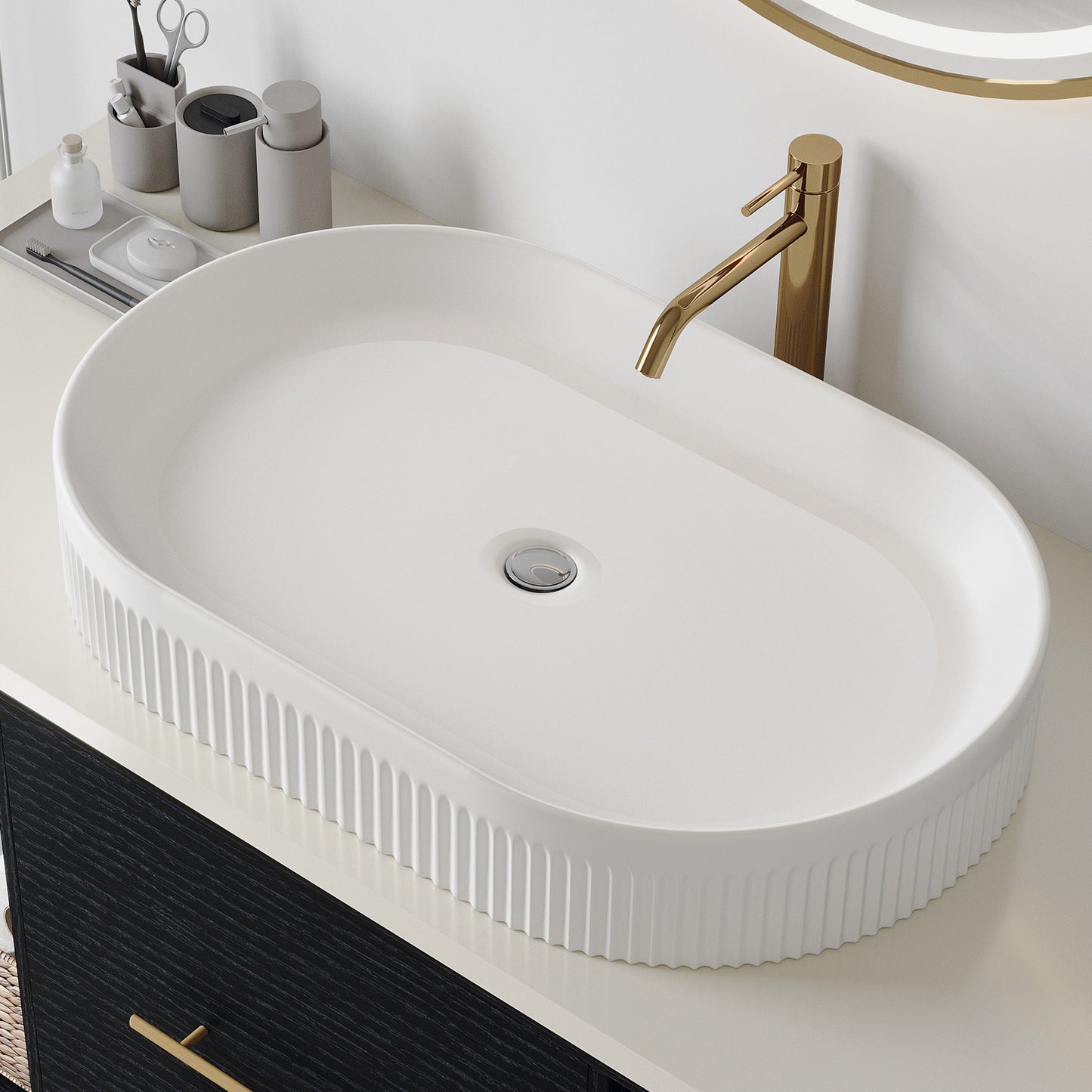 22.8-In Vessels Bathroom Vanity