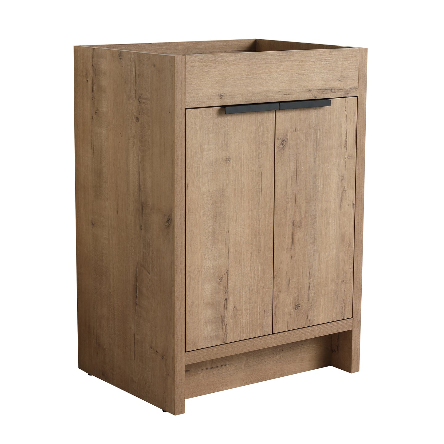 24" Freestanding Bathroom Vanity 2 Soft-Close Cabinet Doors ((KD-PACKING),Only Vanity without Top
