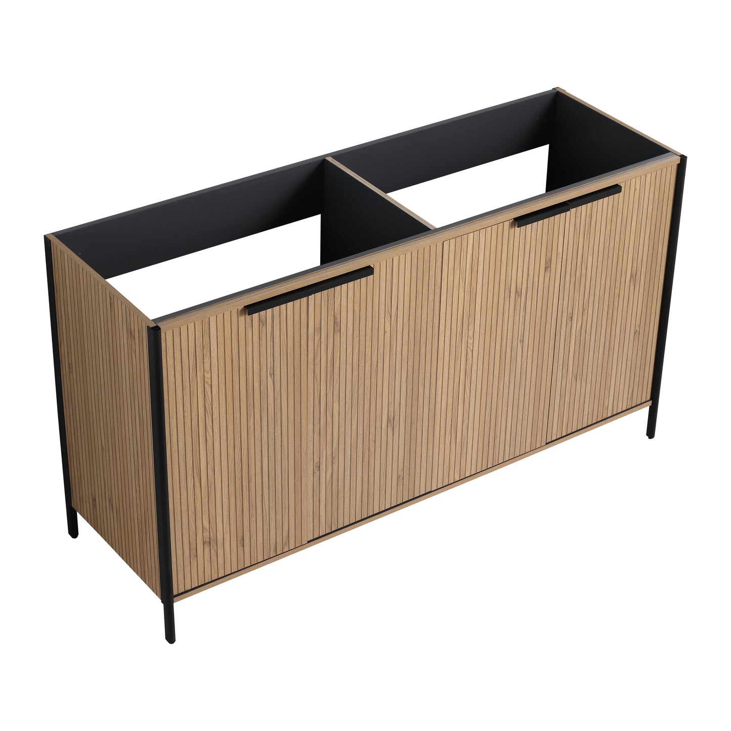 60" Freestanding Bathroom Vanity (KD-Packing)-Excluding Sink