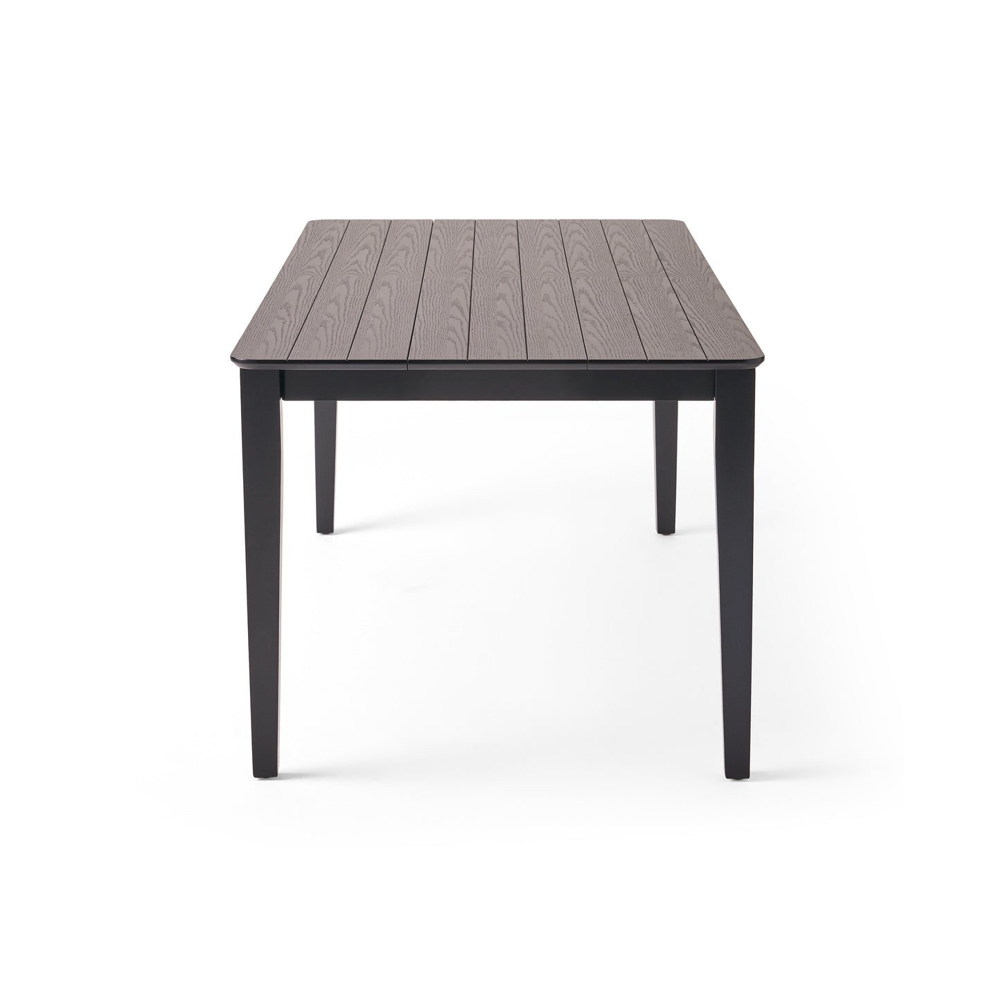 Black Solid Wood Dining Table - 76" x 35.5" for Dining Room