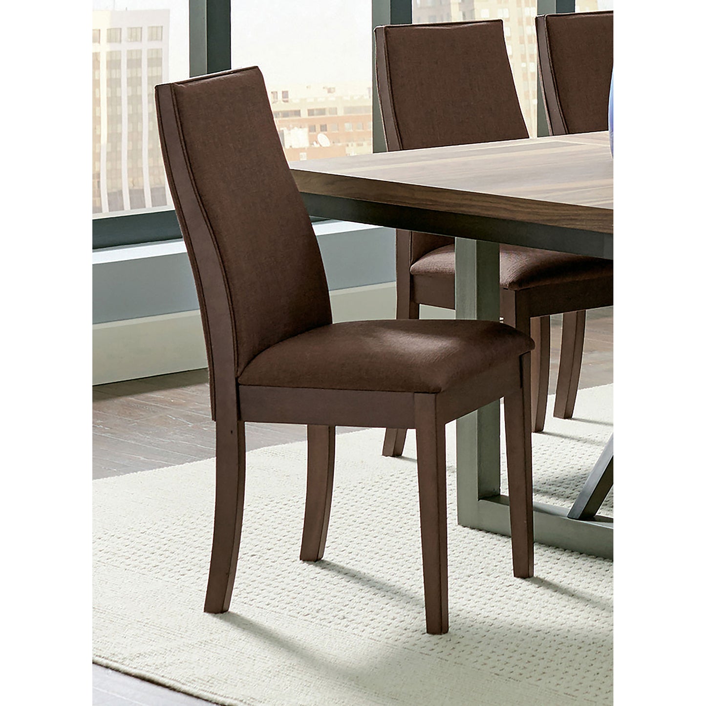Chocolate and Espresso Dining Chair (Set of 2)