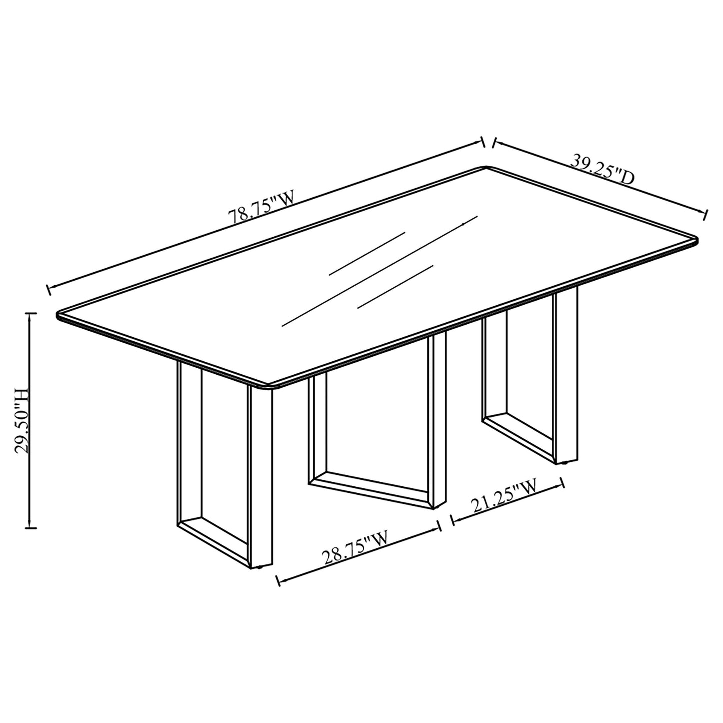 Grey Sintered Stone Rectangular Dining Table for Modern Dining Rooms