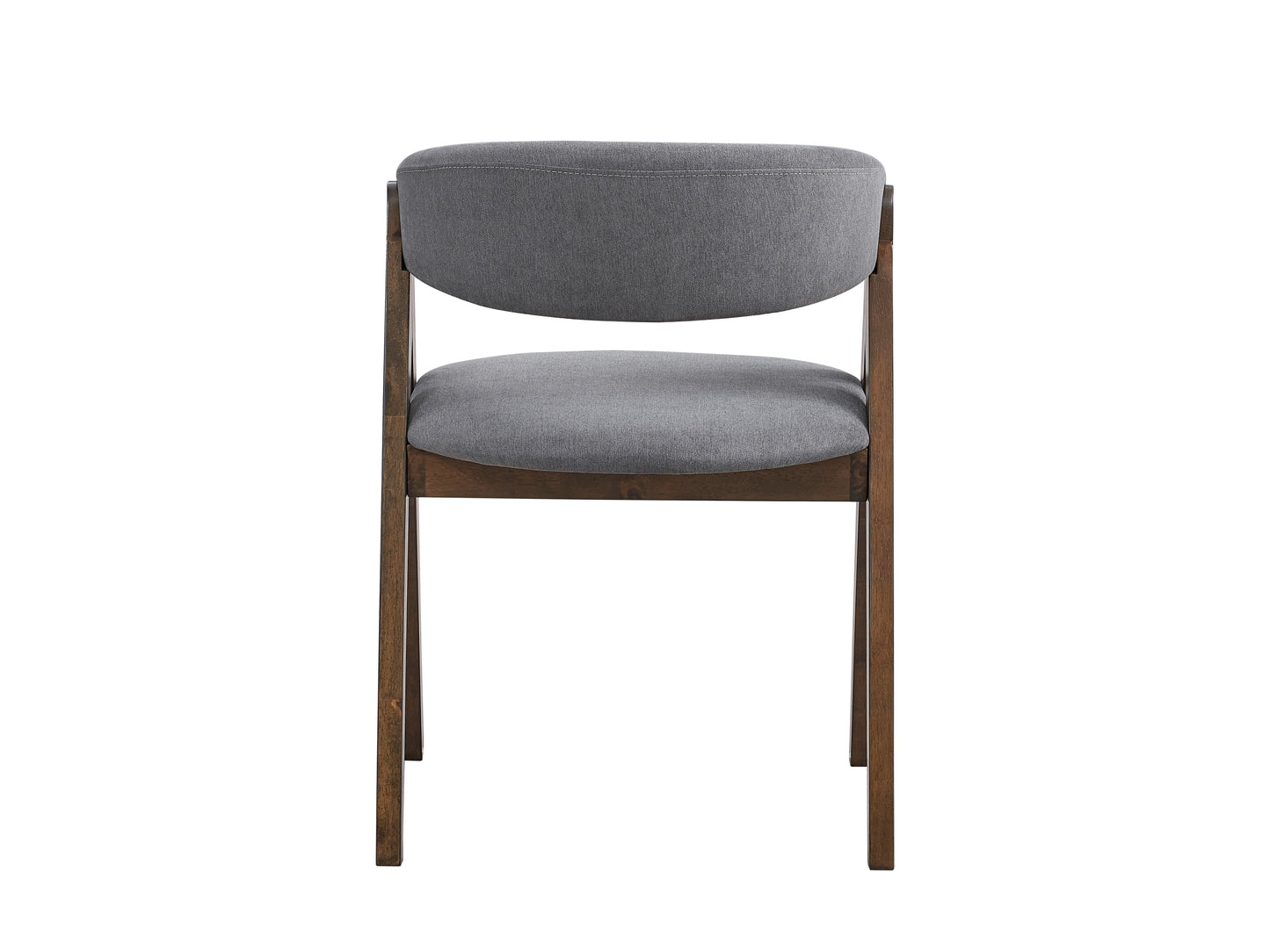 Gray Synthetic Wood Dining Chairs for Modern Kitchen Decor