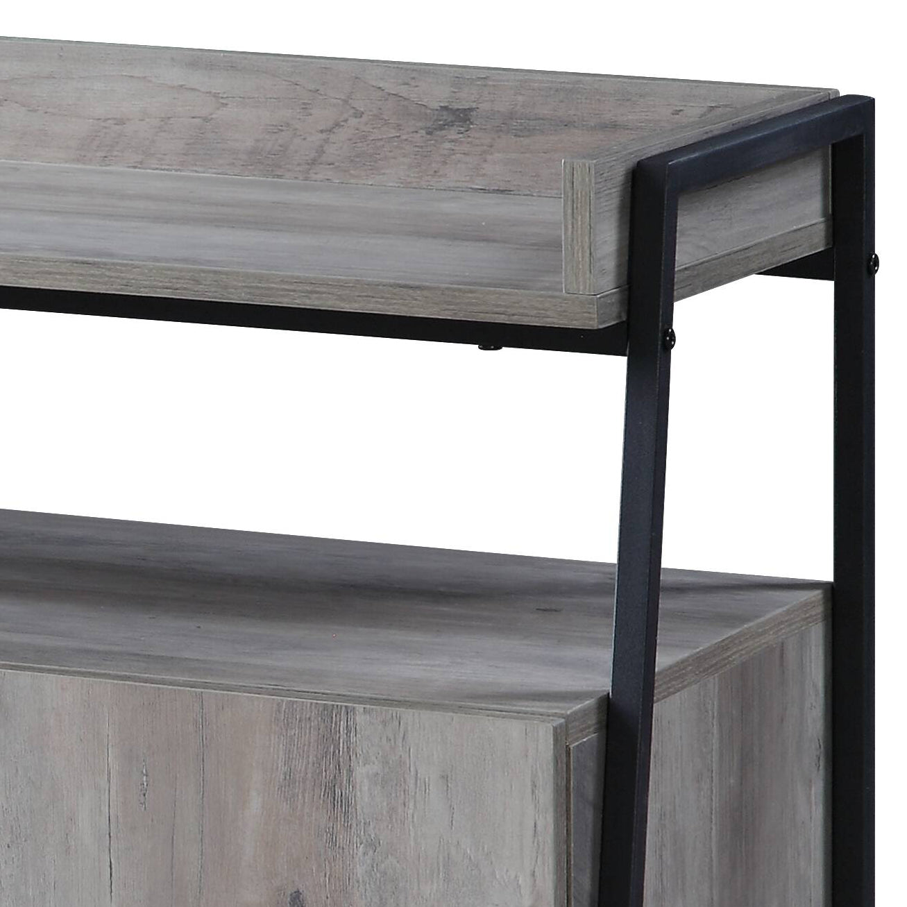 Gray Oak TV Stand - 40-50 Inch Display for Living Room